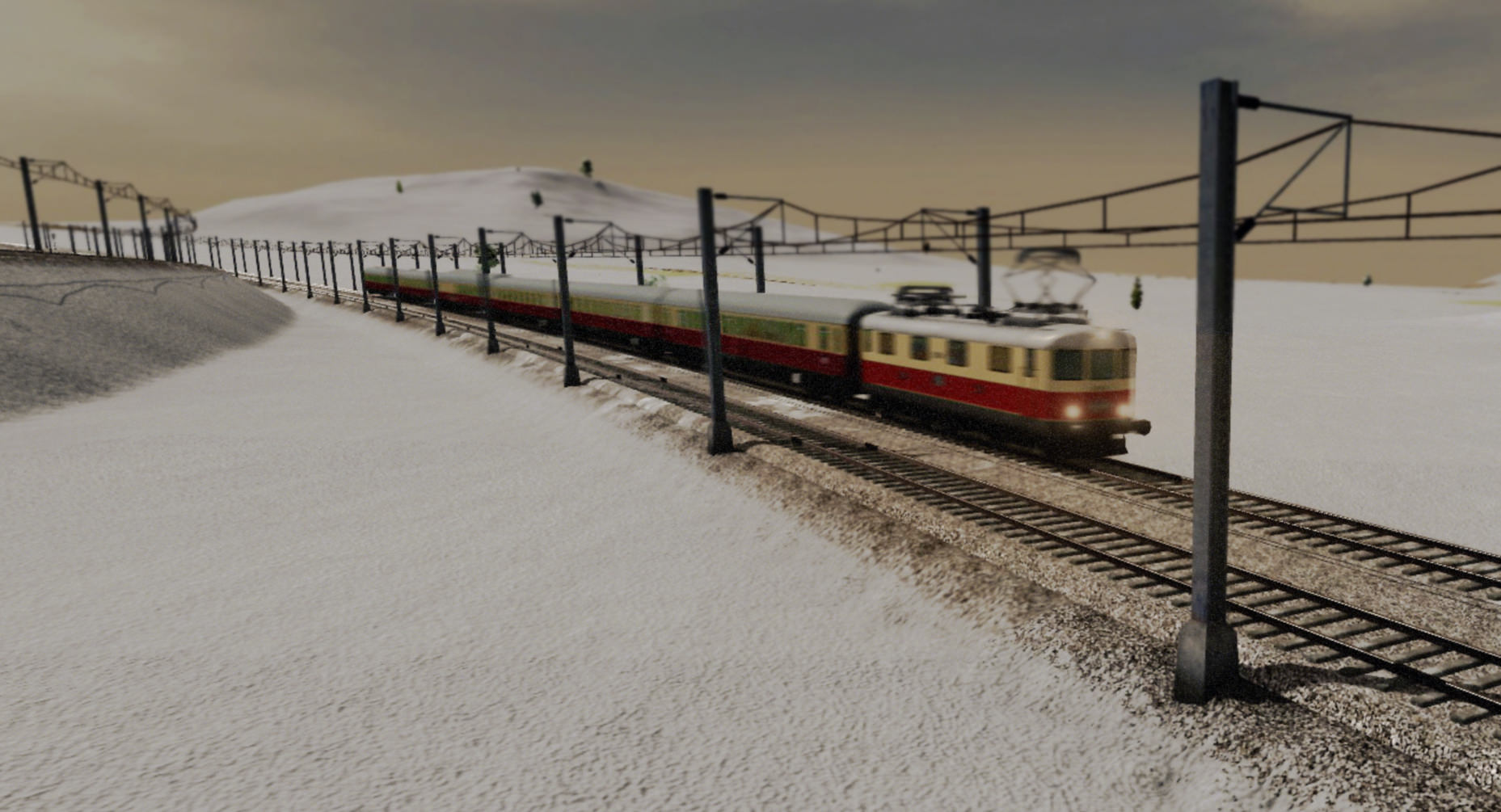 TEE Zug unterwegs durch die Schweiz