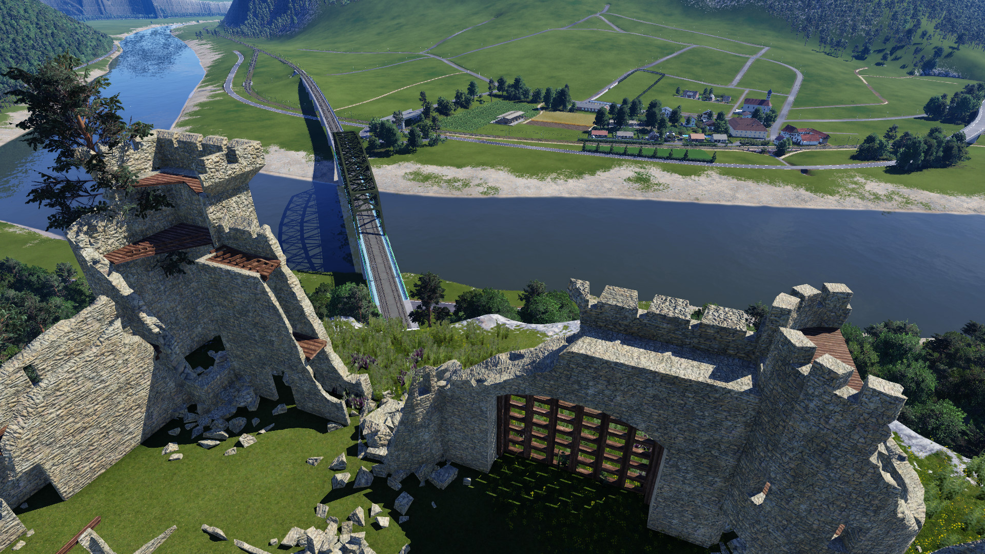 Nochmal Neuendorf von der Ruine Schönrain