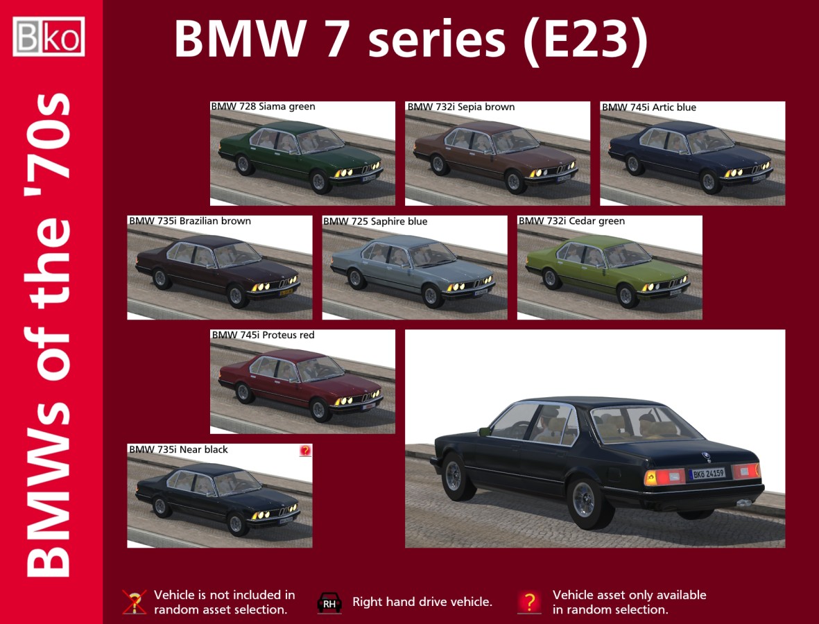 BMWs of the seventies