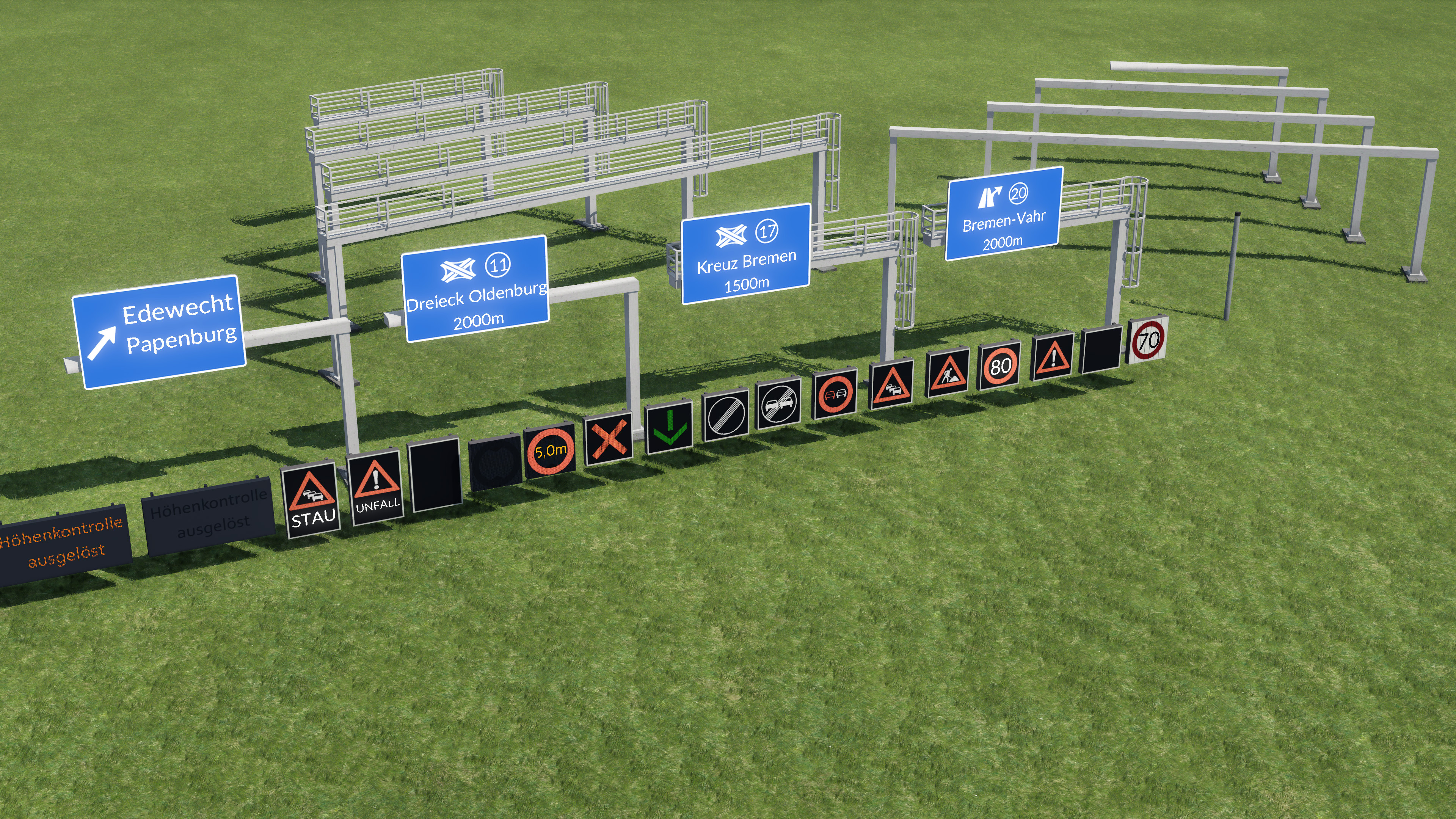 Autobahn und Bundestraßenschilder Mod   (WIP)