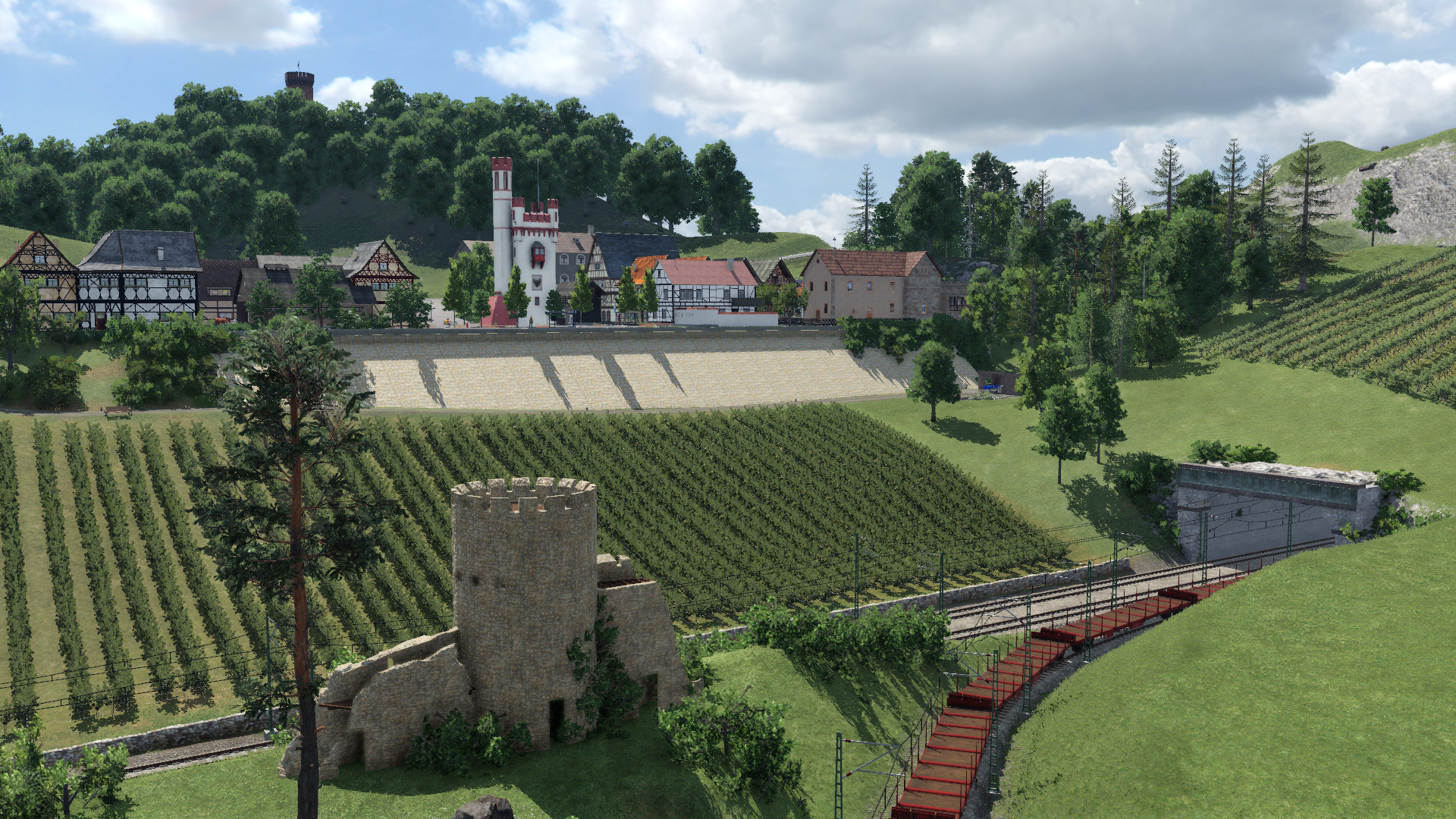 [WIP] Burgen und Weinberge bestimmen die Landschaft