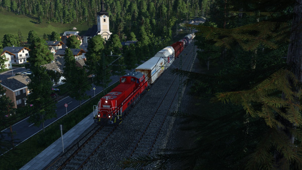 Frühmorgendlicher Güterverkehr