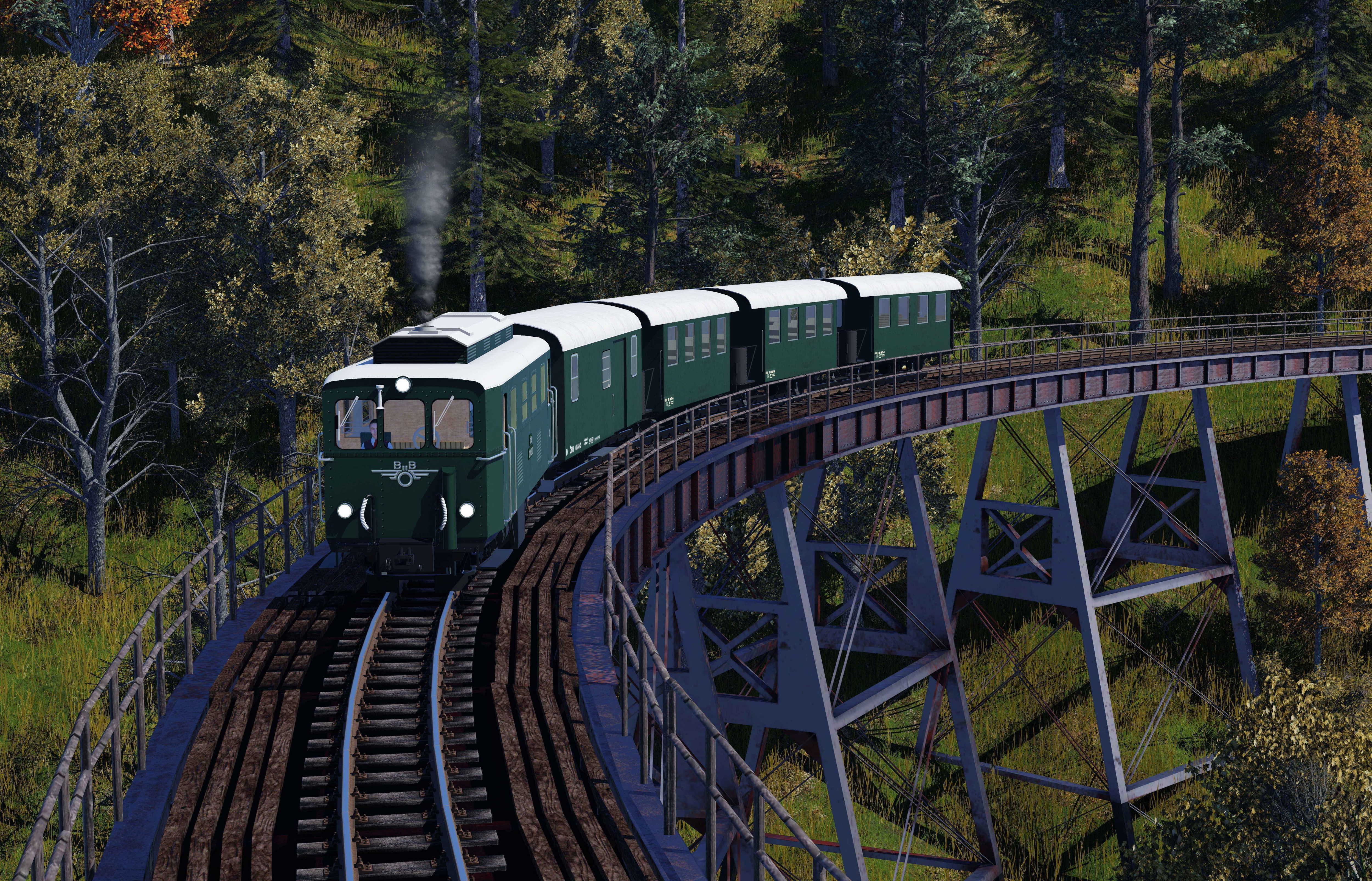 Sonderzug auf der Ybbstalbahnbergstrecke