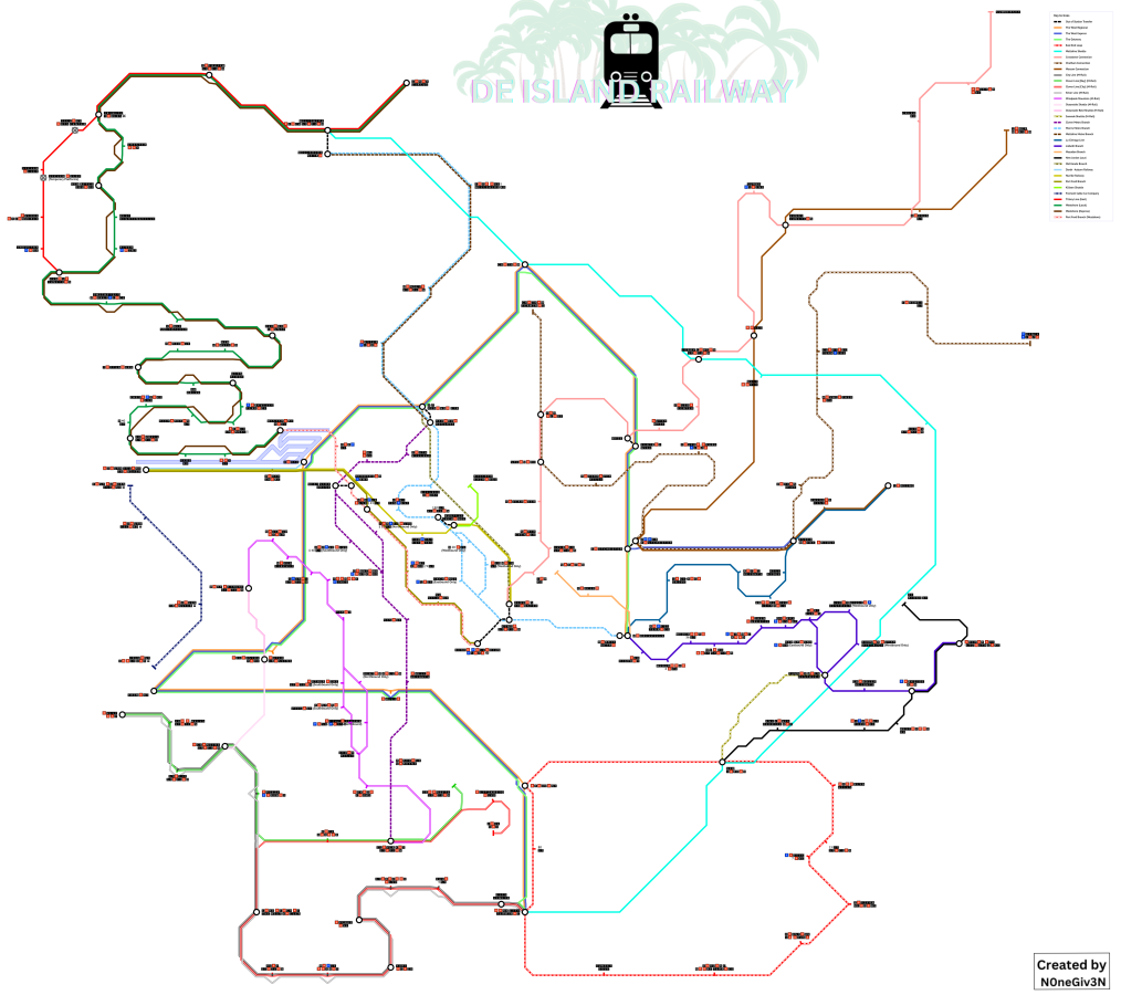 DE ISLAND Transportation Rail Map (REV 1.1)