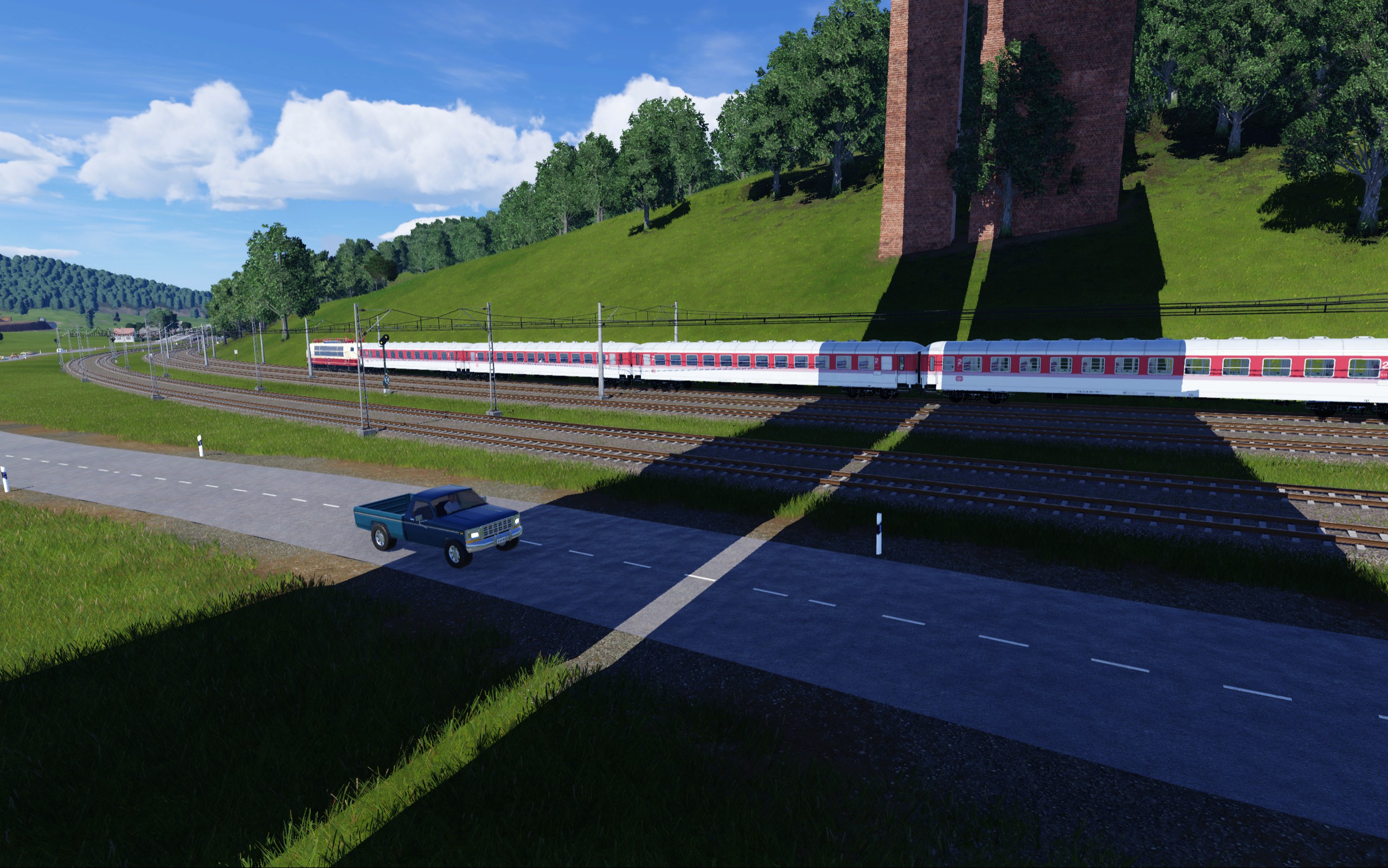 Weiteres Trainspotting unterm Viadukt (2.12.2023)