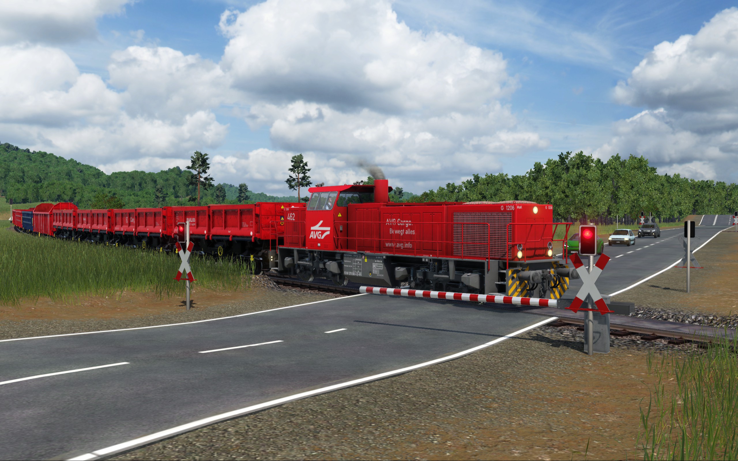 Erster Güterverkehr auf der neuen Strecke (17.12.2023)