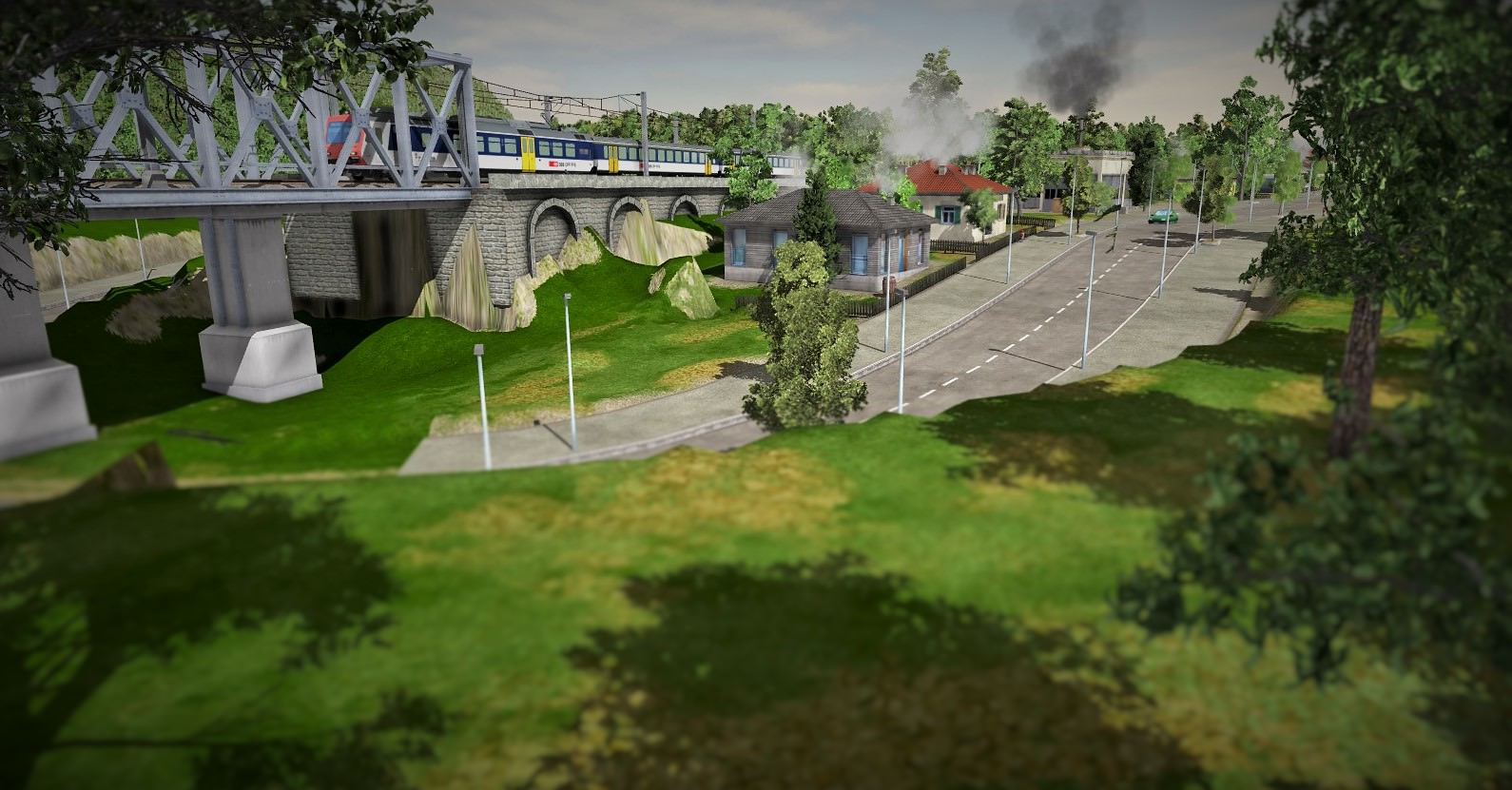 InterRegio (IR-01) Ausfahrt Endbahnhof
