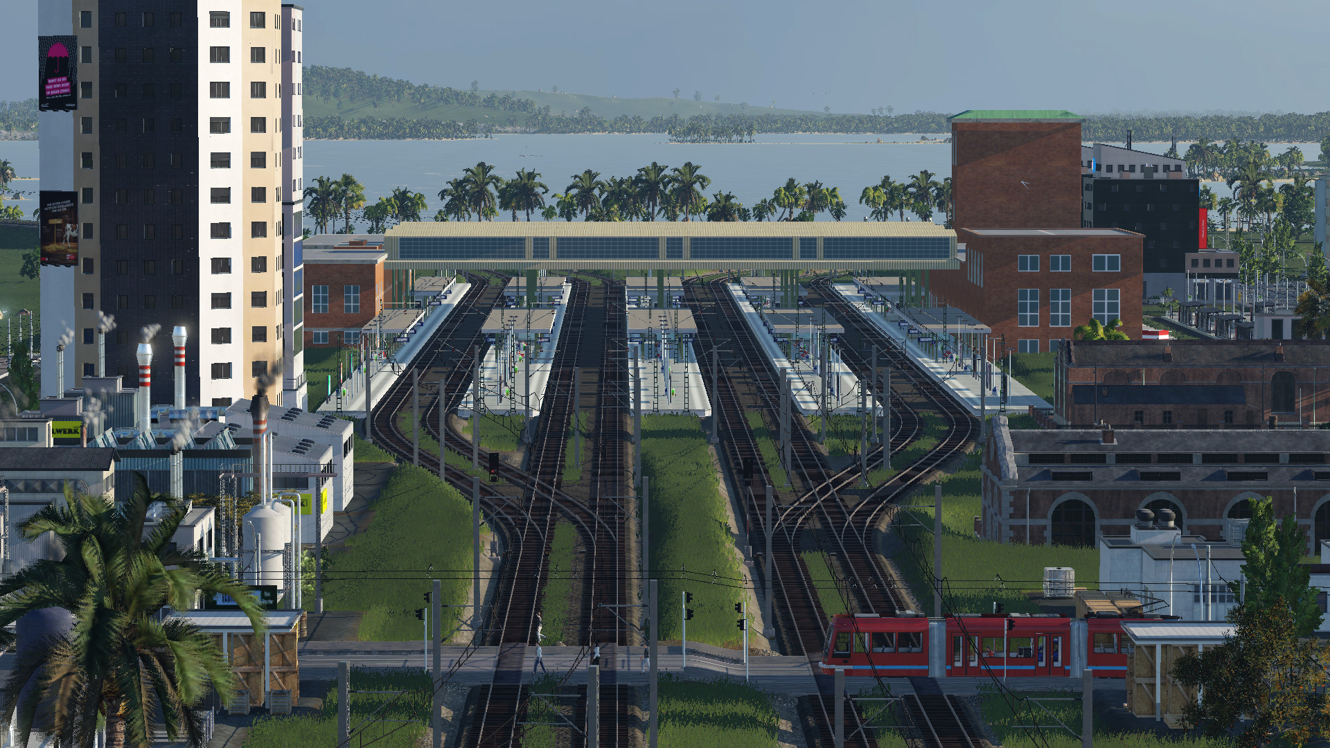 Der Bahnhof...