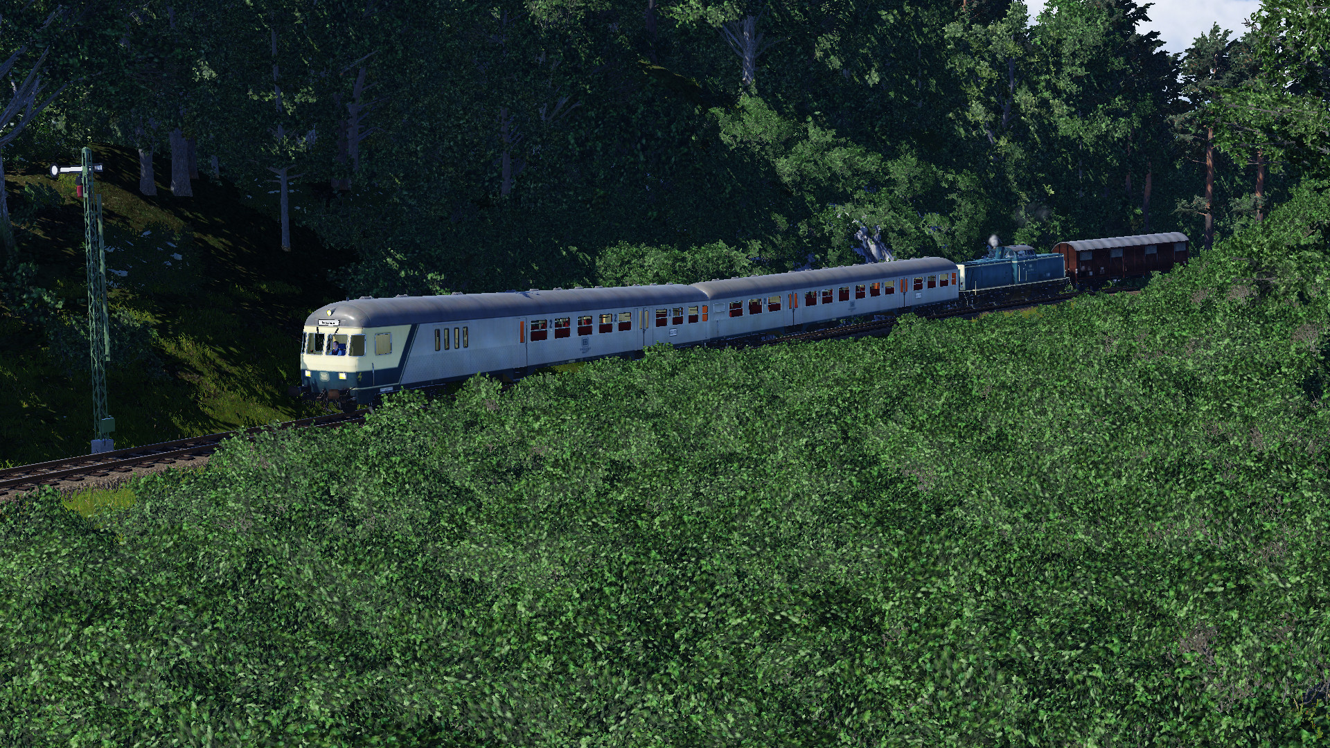212er im Waldbahn-Einsatz