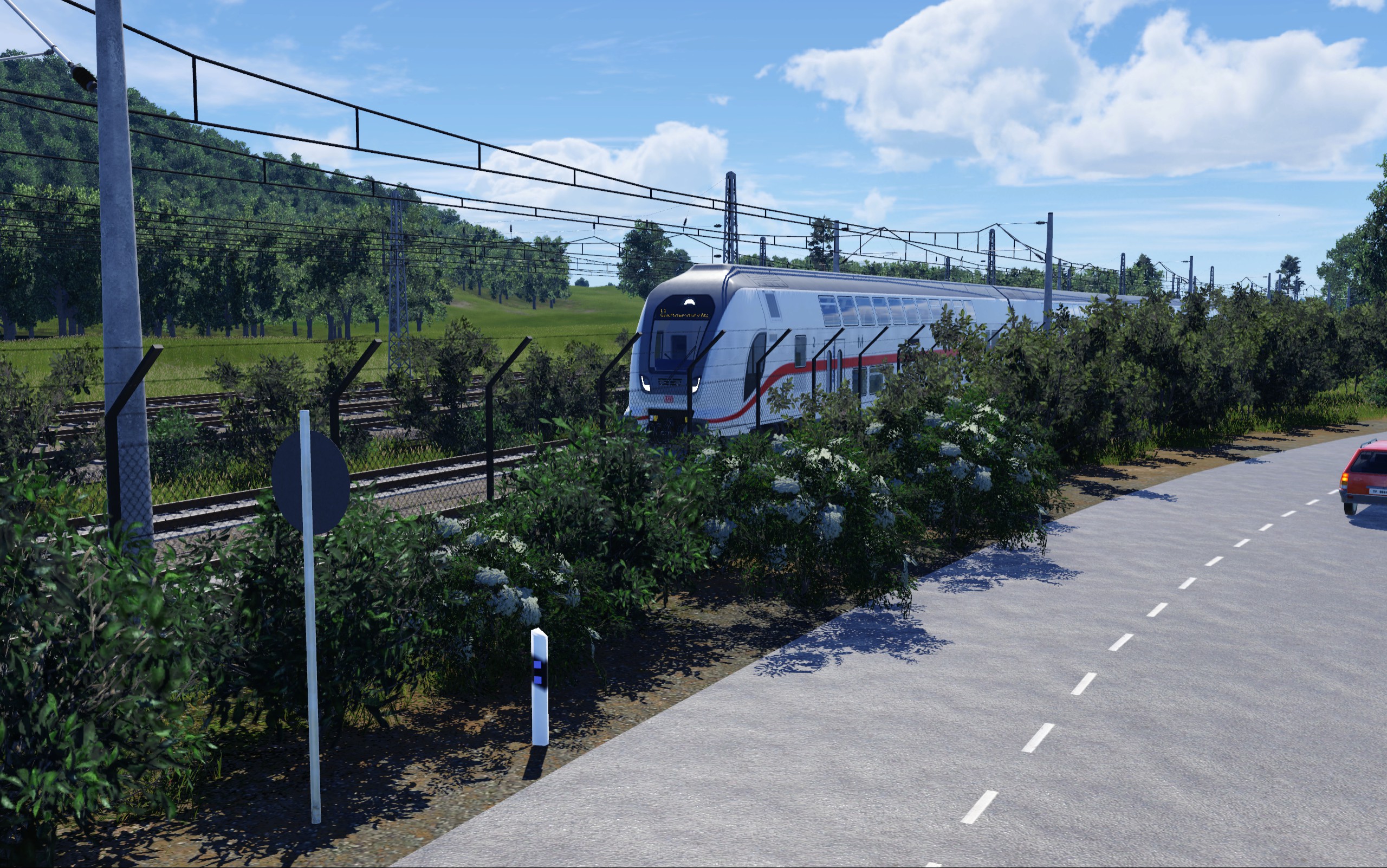 IC Auf der neuen Schnellfahrstrecke (6.1.24)