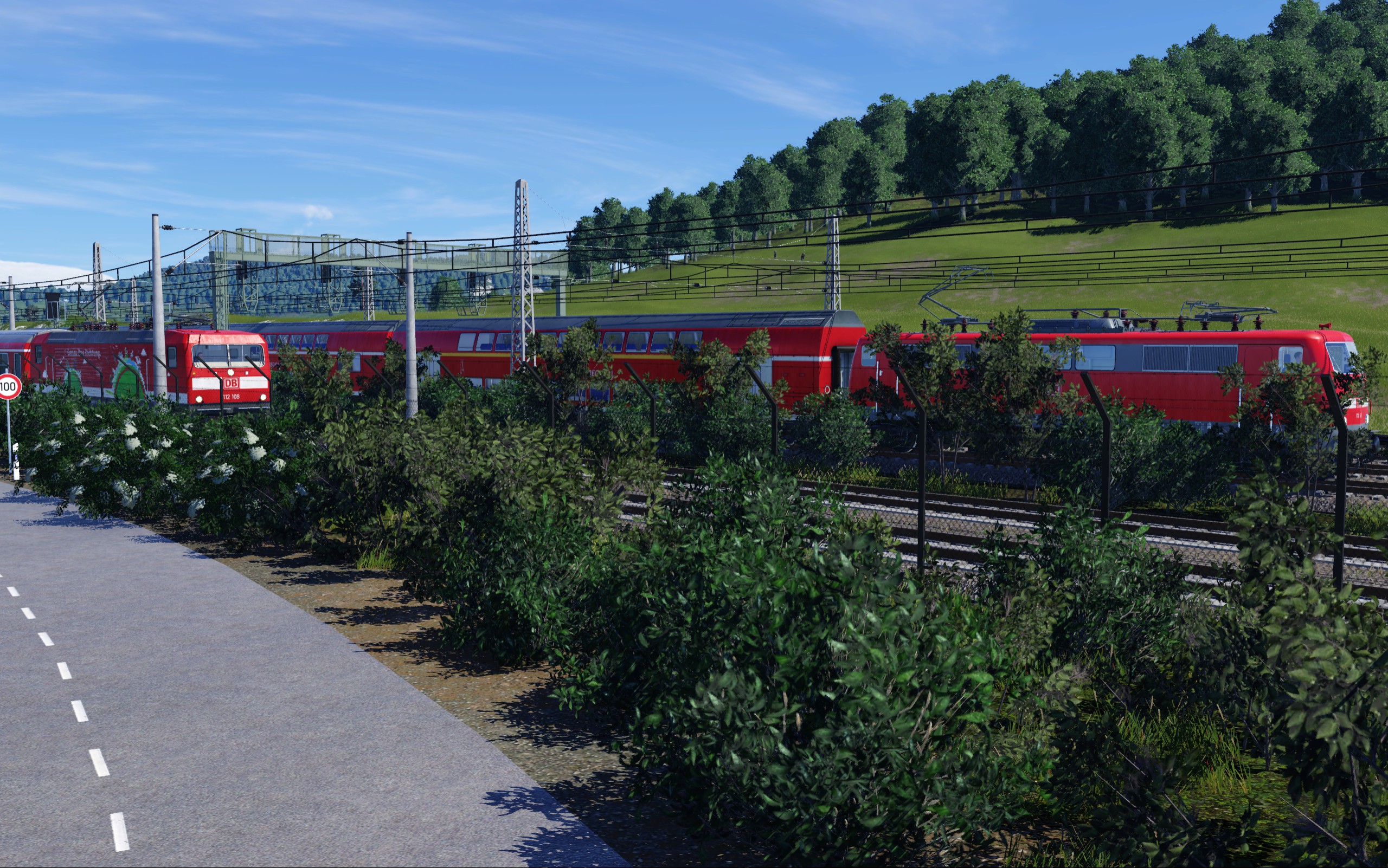 Ersatzverkehr auf der neuen SFS (06.01.2024)