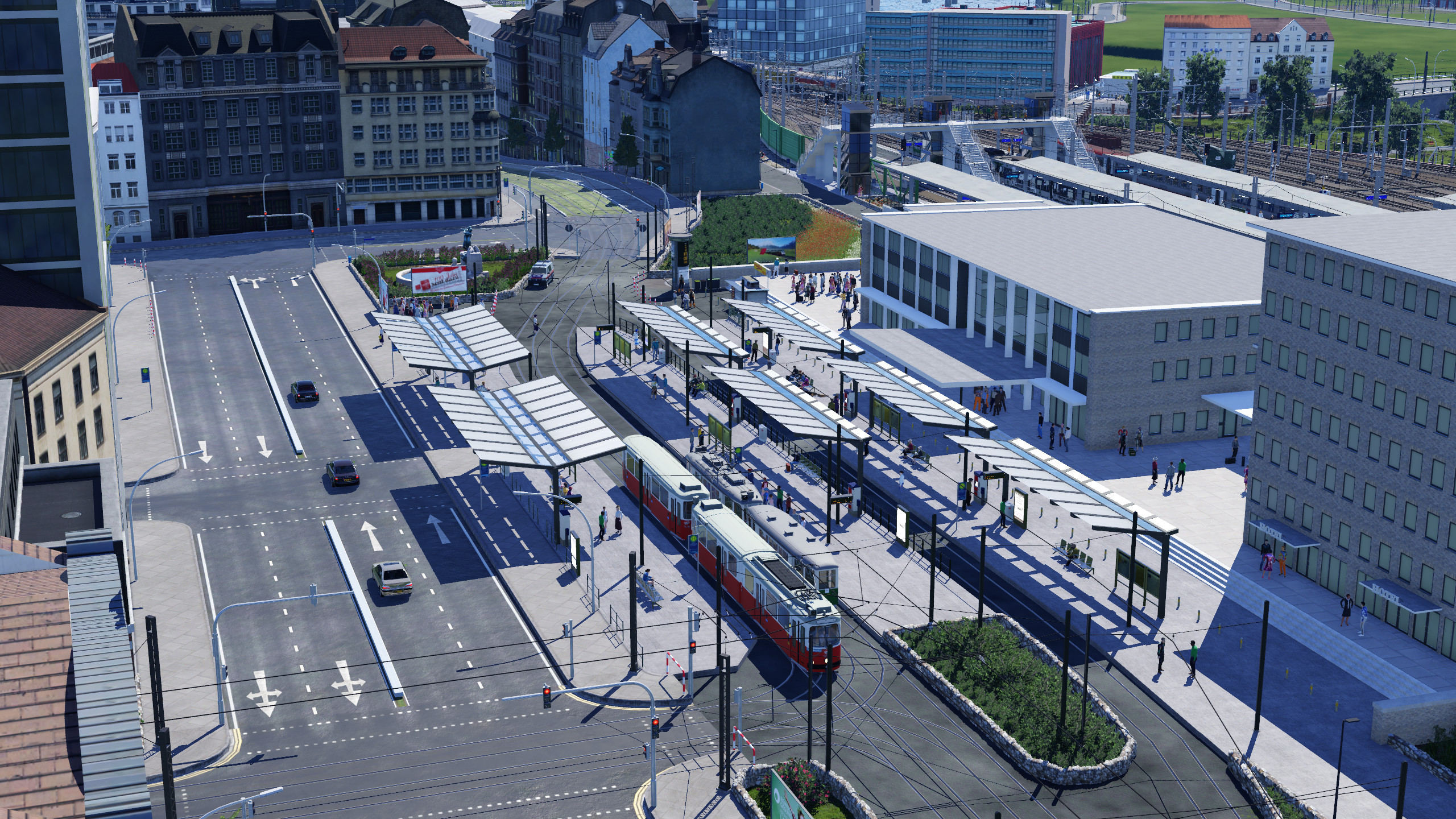Der Südtiroler Platz/Bahnhofsvorplatz