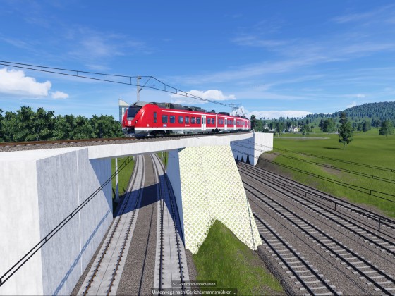 Die neue S-Bahnüberführung (13.1.24)