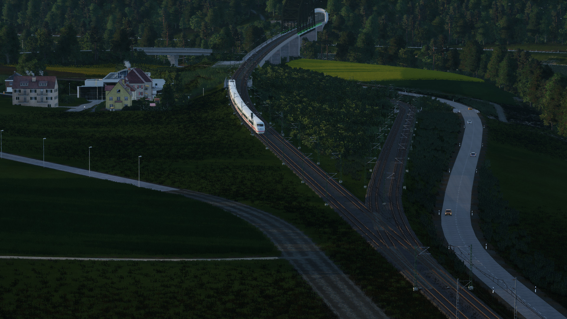 Trainspotting am Abzweig Nantenbach, ICE 2 nach Bremen
