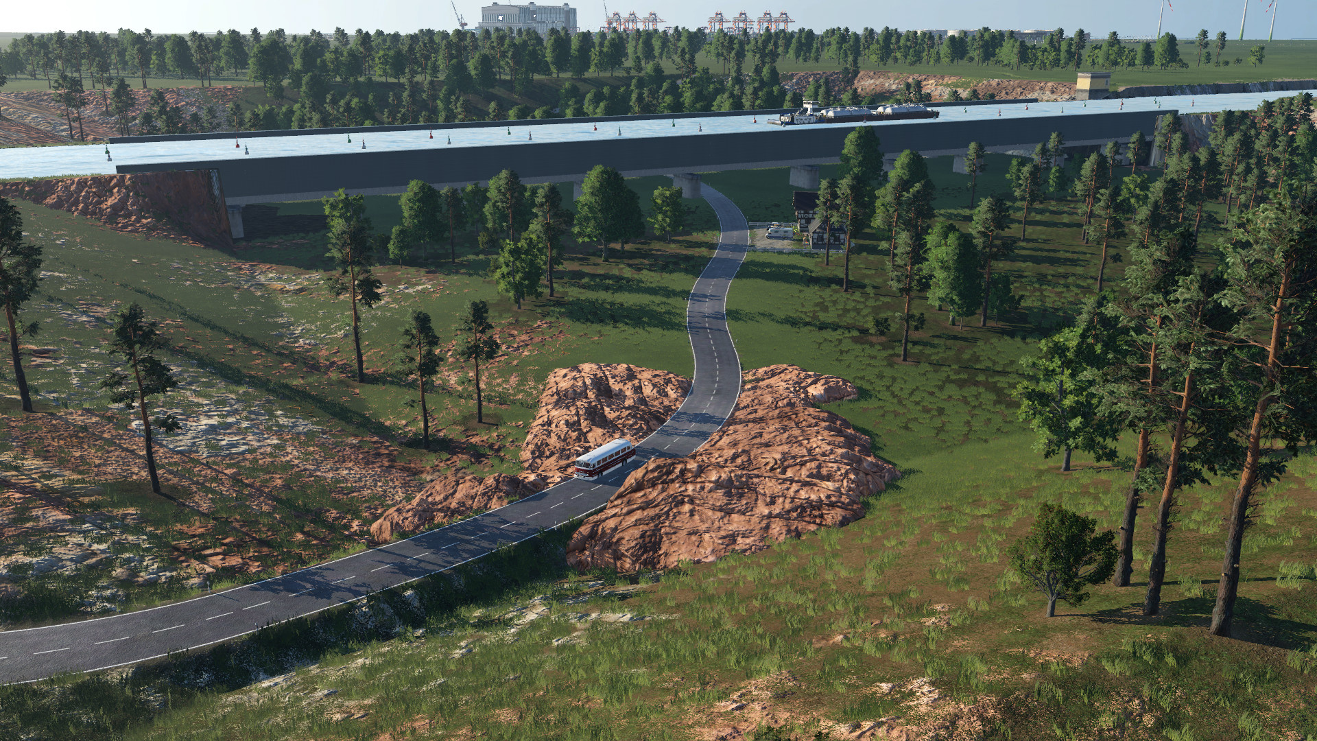 Ausflug zur Kanalbrücke