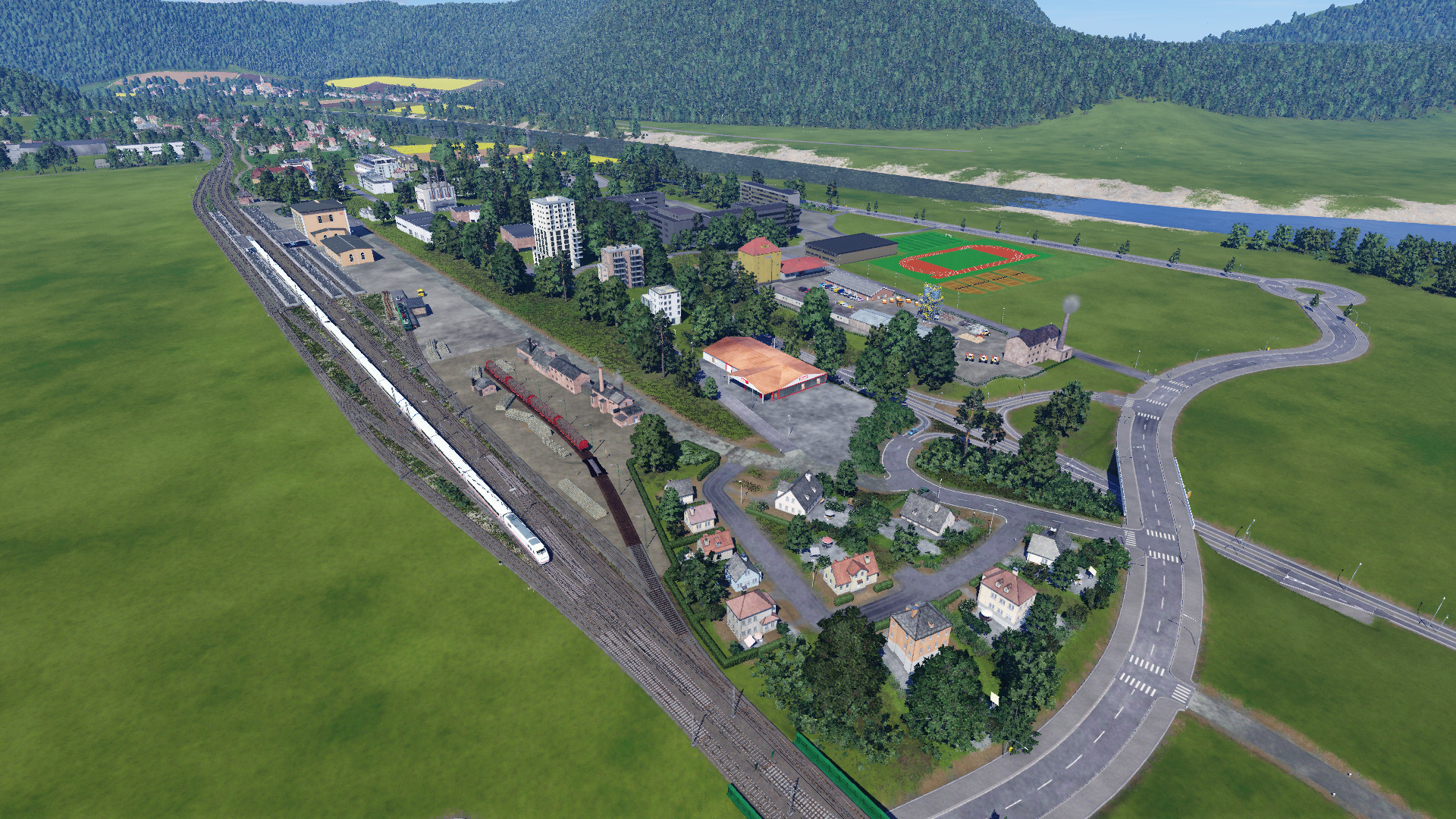 Das Umfeld von Lohr Bahnhof nimmt Formen an