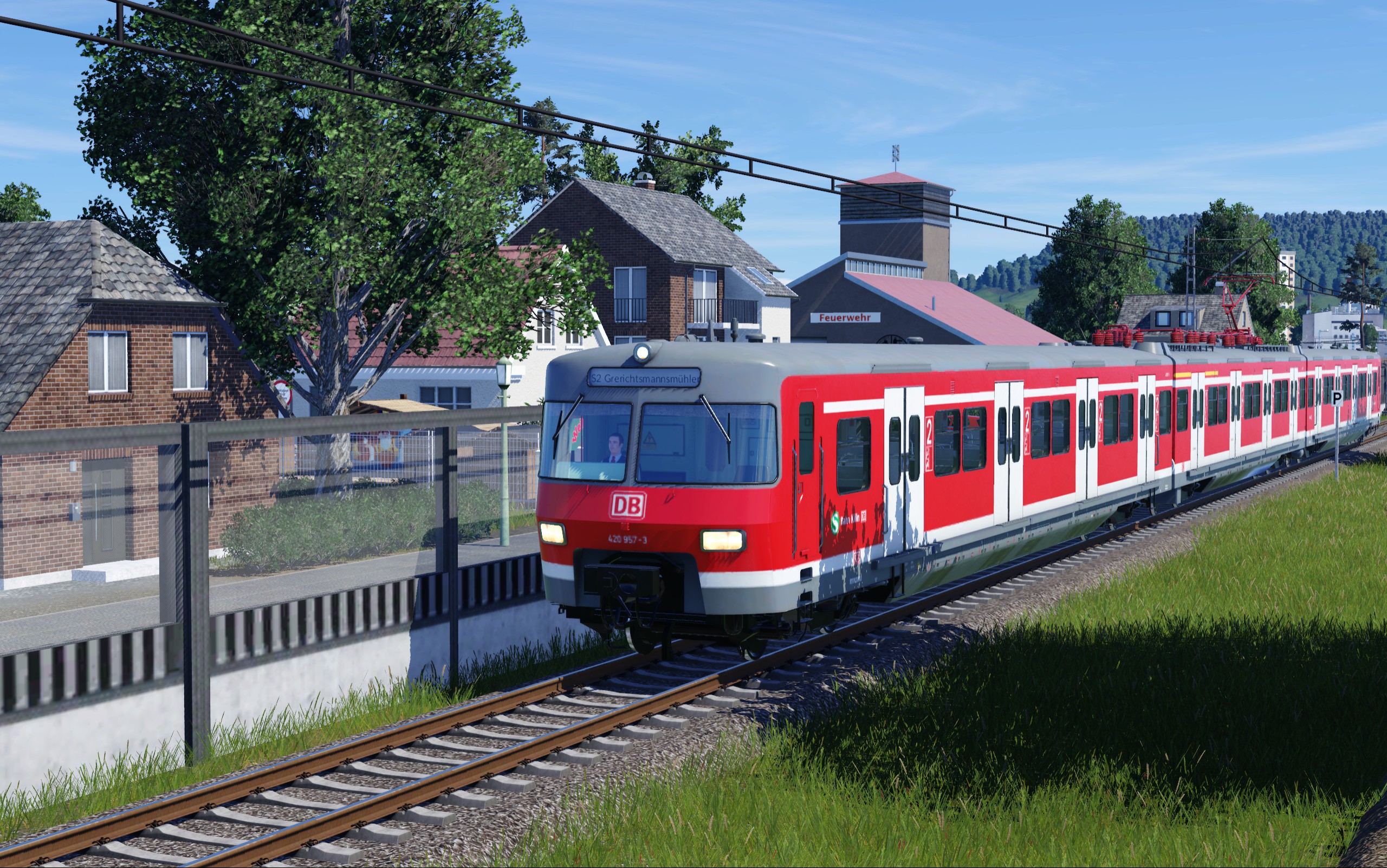 Baureihe 420 auf großer Ausfahrt auf der S2 zum Hafen (26.1.24)