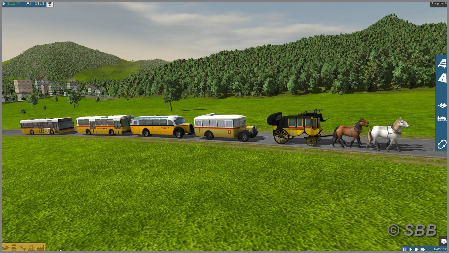 5 Generationen Schweizer PostAuto [1842-1994]