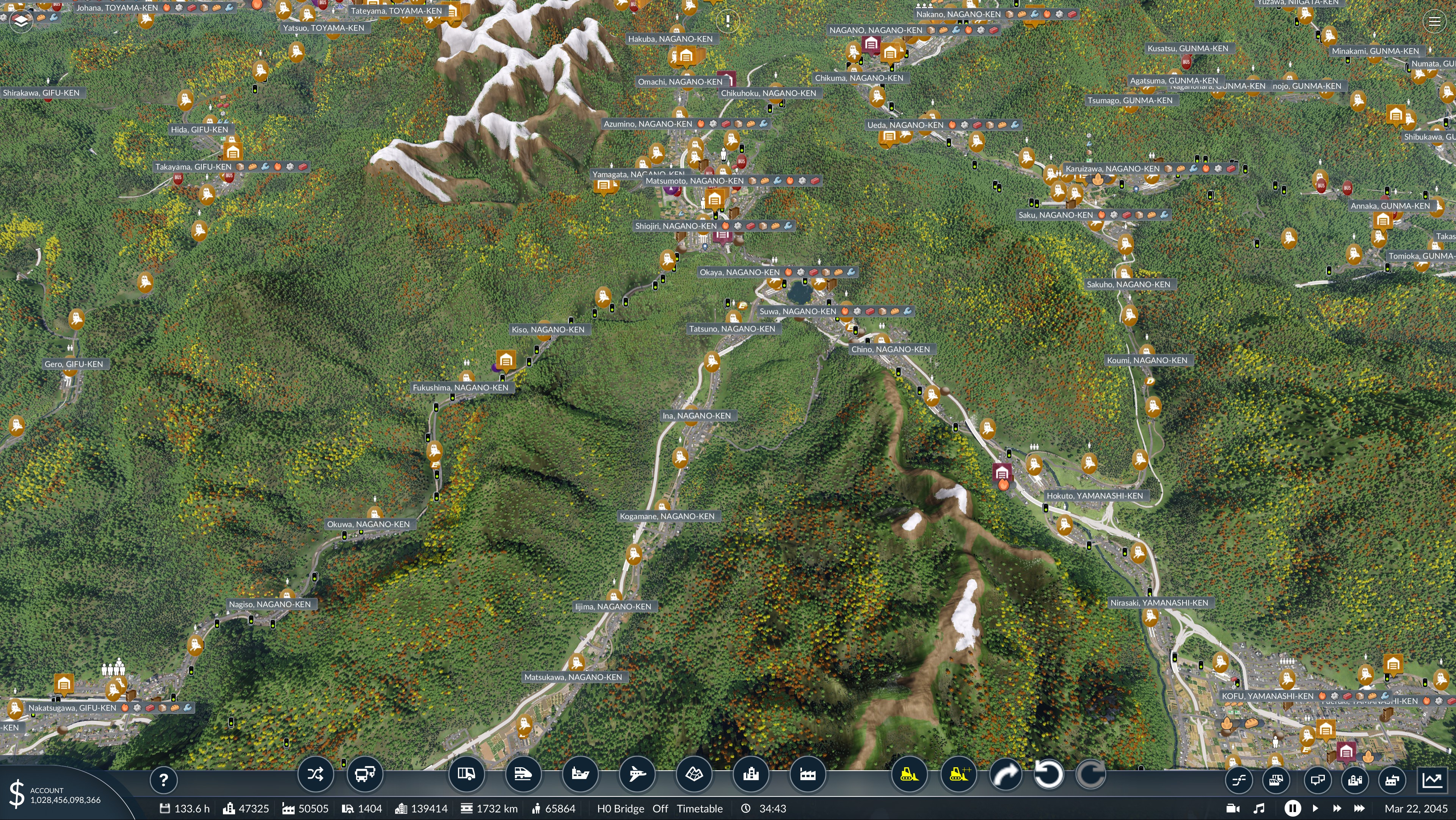 Japanese Alps region