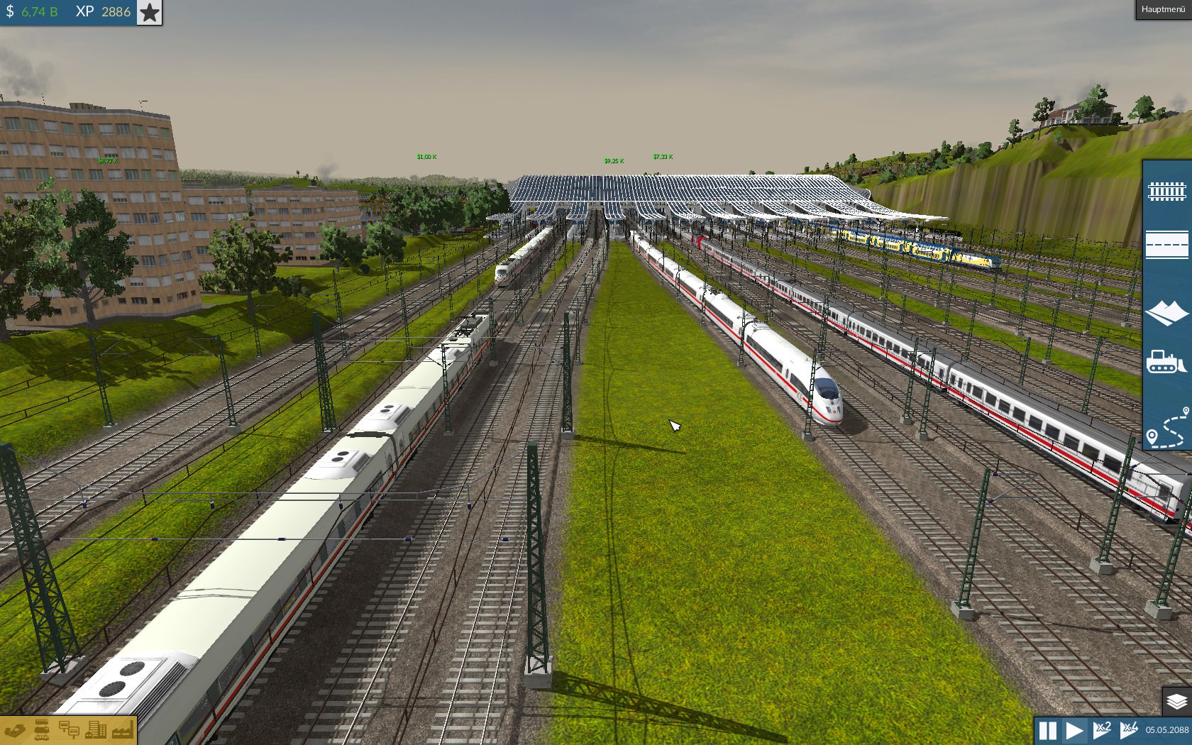 Neuer HBF erstmals in Benutzung