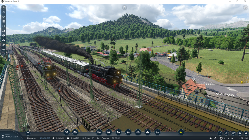 Ausfahrt aus dem Bahnhof Noer
