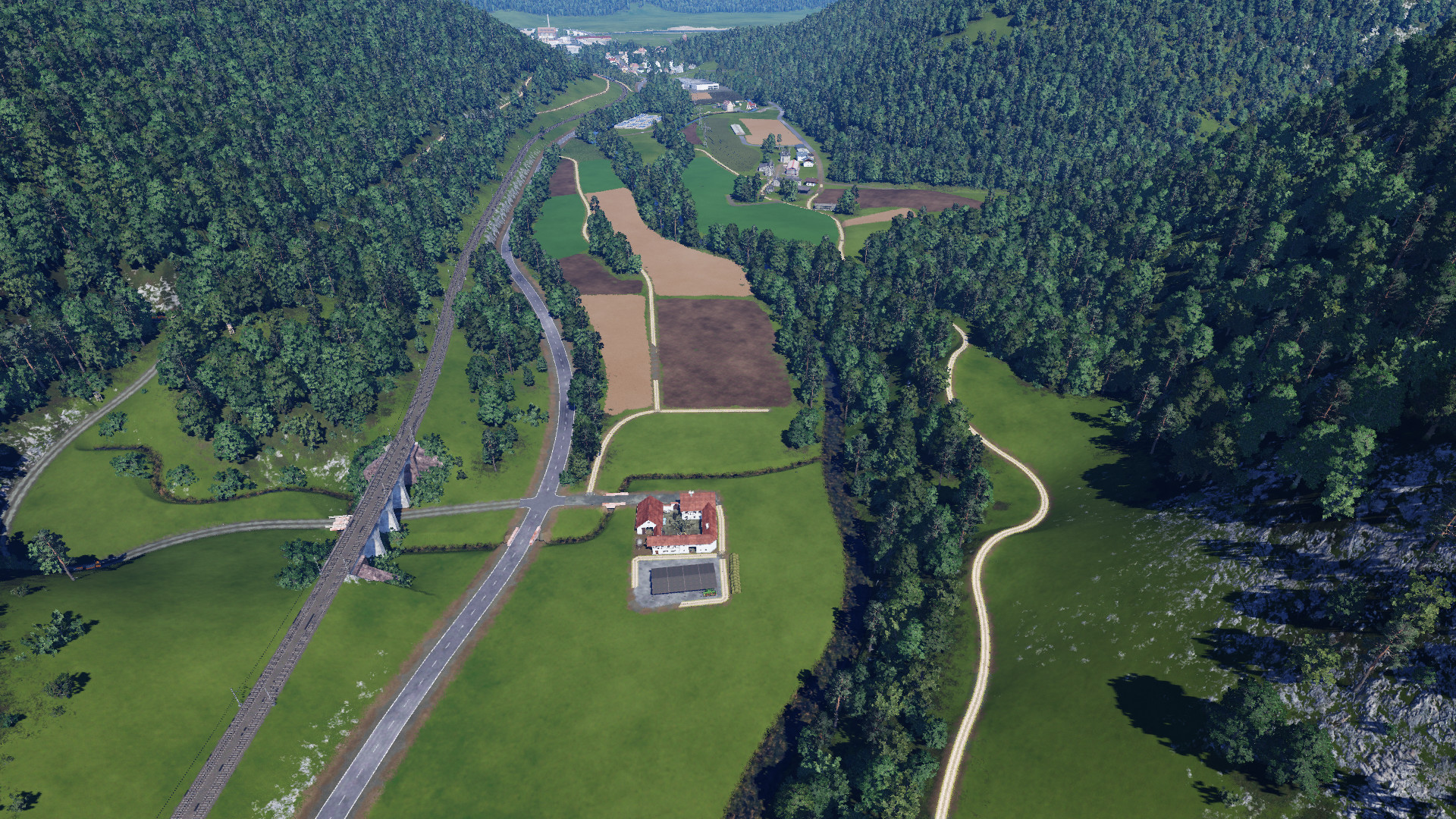 Strecke von Partenstein Richtung Lohr