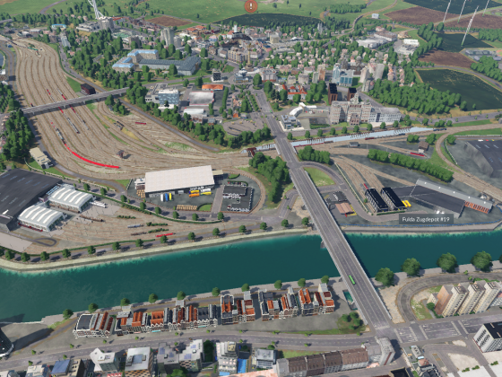 Güterbahnhof und Betriebsanlagen