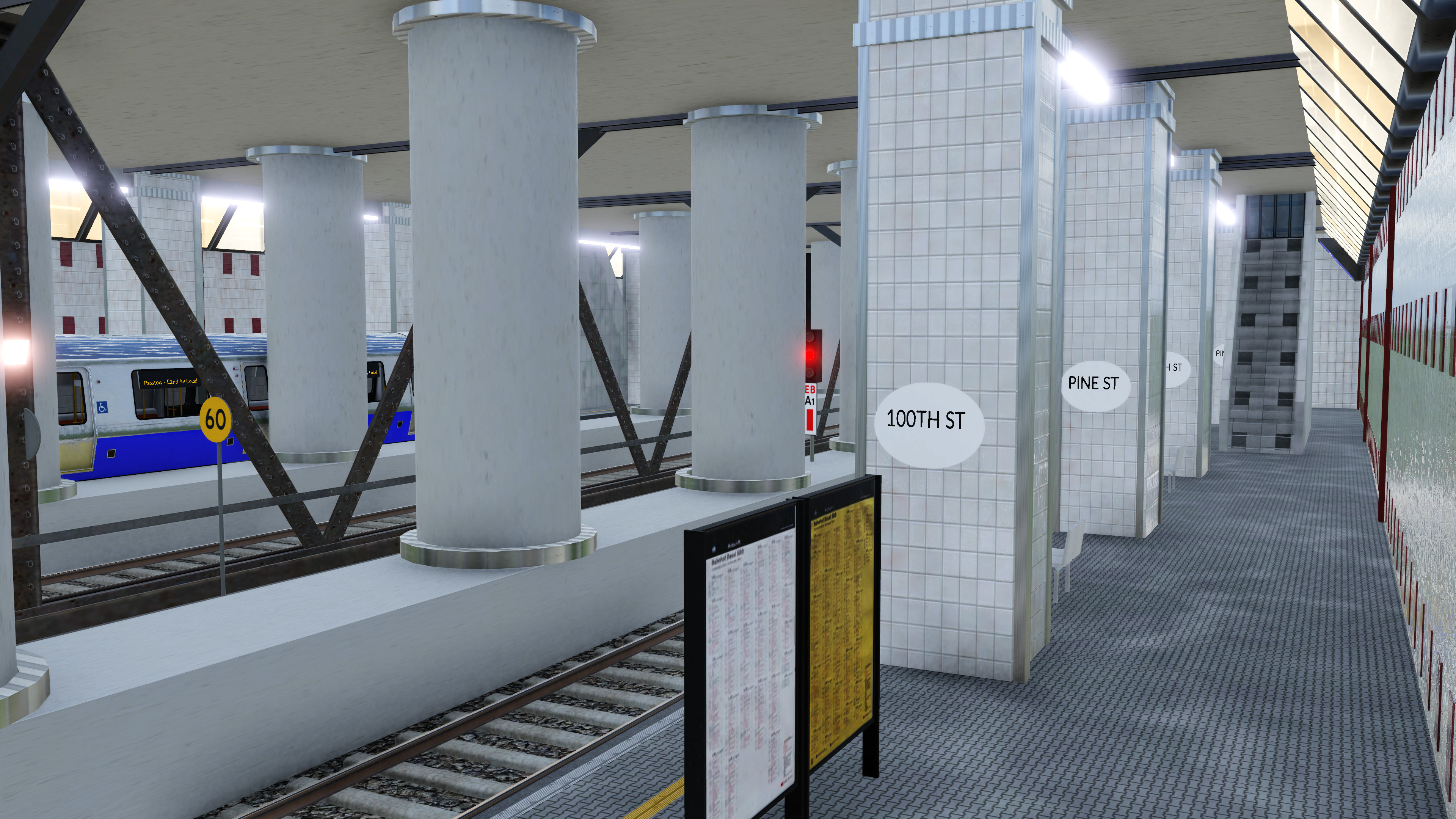 PINE ST|100TH ST Subway Station