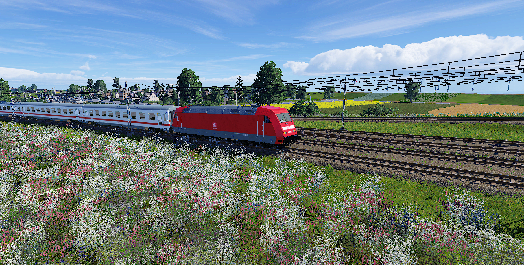 InterCity an der Küste