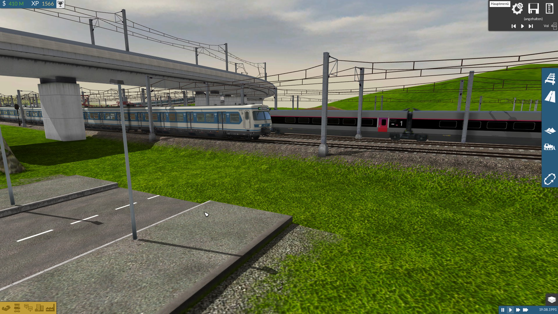Kurz vor Tauberbischofsheim..... (S-Bahn Tauberbischofsheim und TGV)