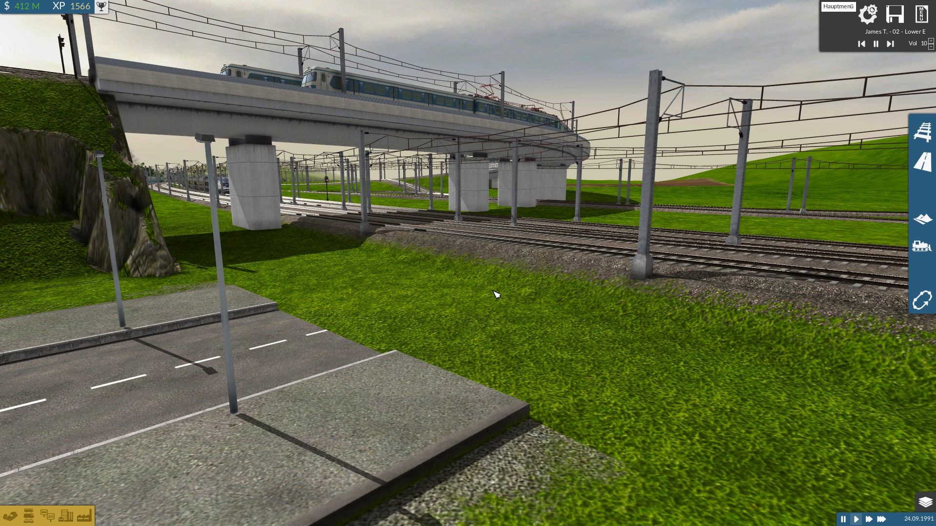 Kurz vor Tauberbischofsheim..... (S-Bahn Tauberbischofsheim und TGV)