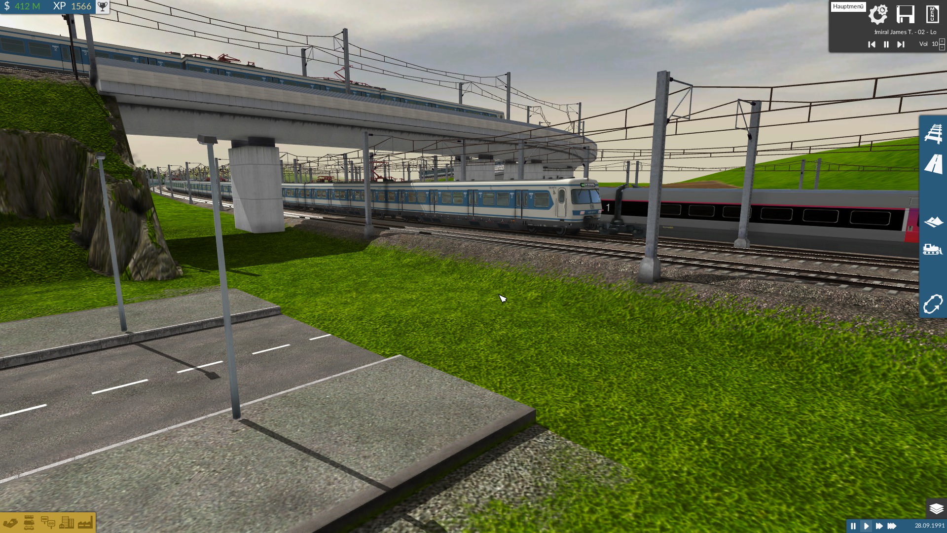 Kurz vor Tauberbischofsheim..... (S-Bahn Tauberbischofsheim und TGV)