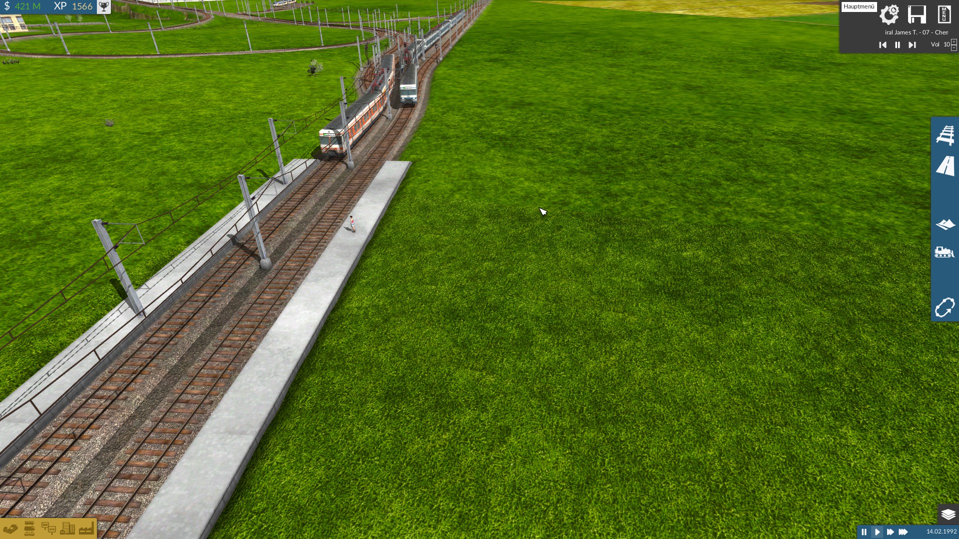 Treffen der 2 S-Bahn Betriebe in Leer (Rechts: S-Bahn leer, Links: S-Bahn Tauberbischofsheim)