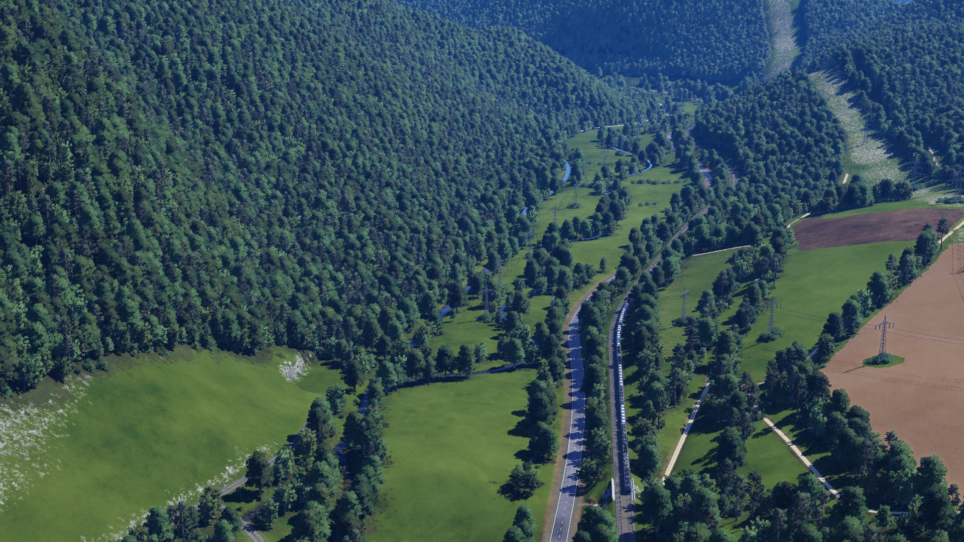 Blick von Partenstein Richtung Wiesthal