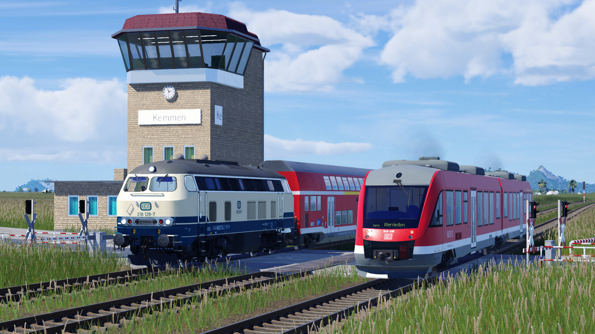 Ruhiger Nebenbahnverkehr