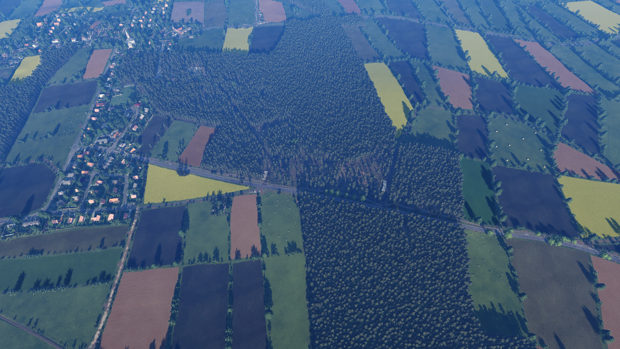 Blick aus luftiger Höhe..