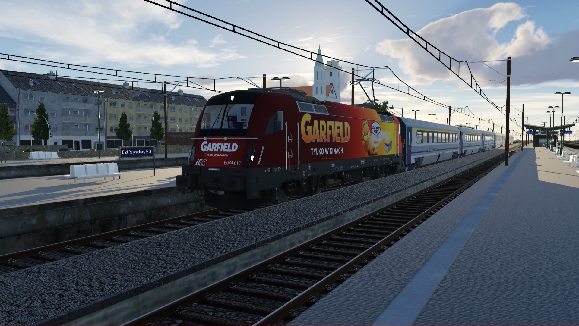 Polischer Intercity in Bad Regensburg HBF fiktiv