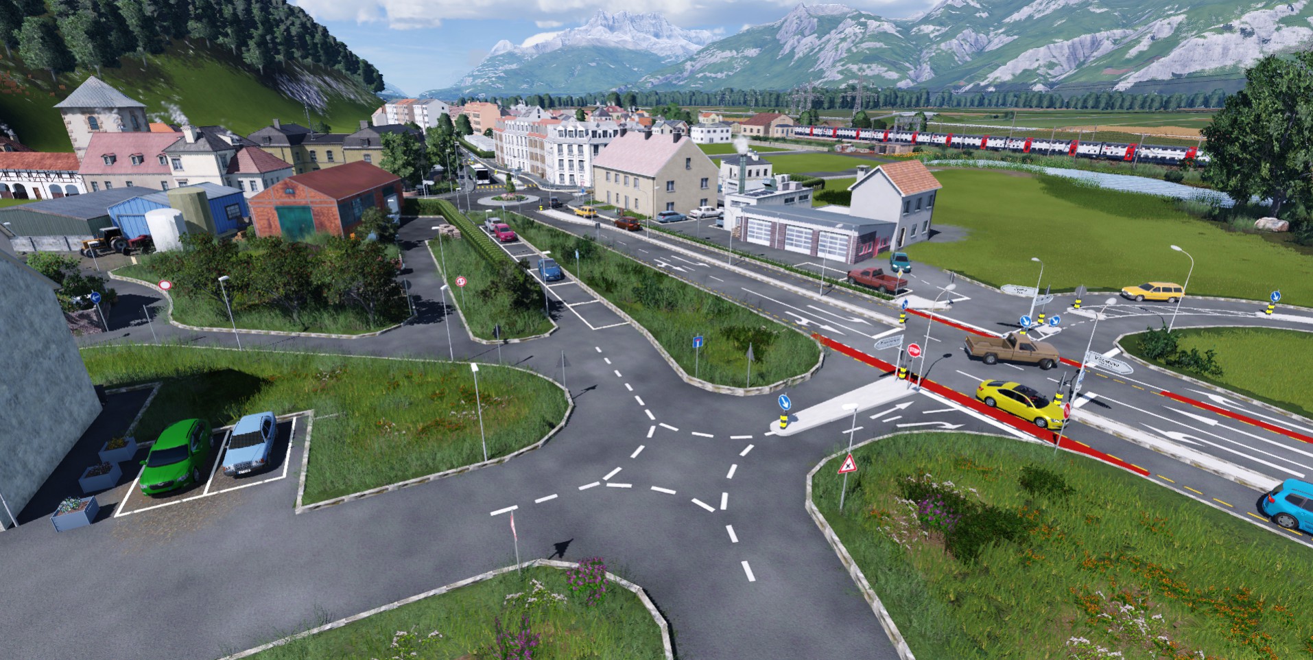 Commencement de la construction d'un village