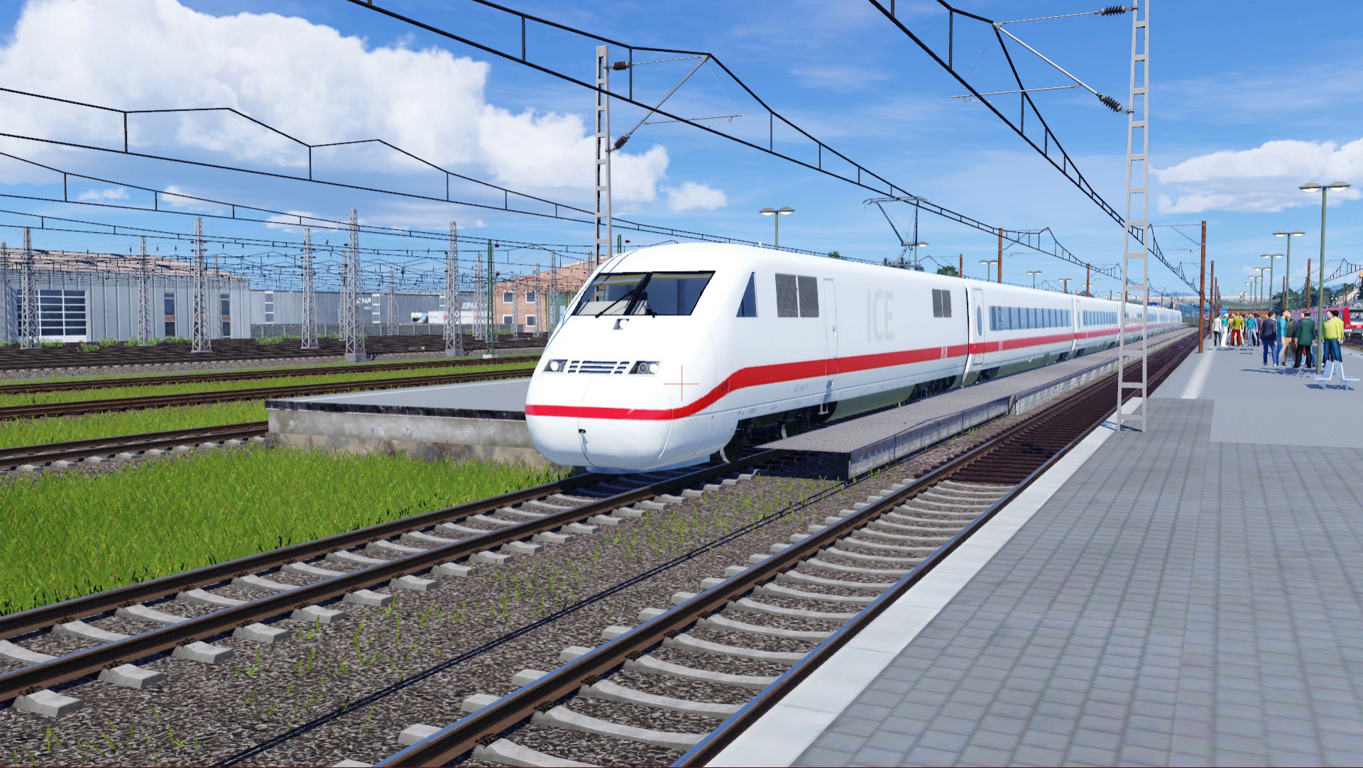 BR 402 ausfahrt in Badregensburg Hbf