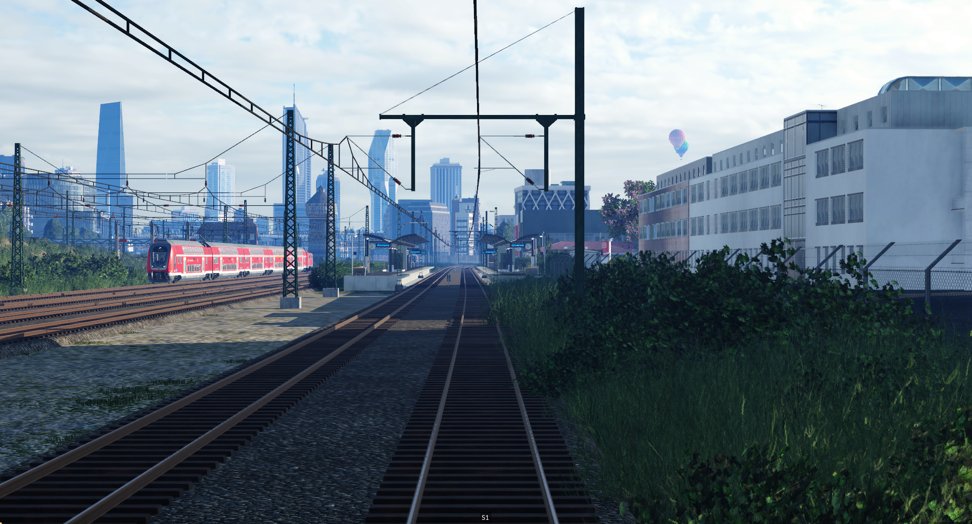 Letzte S-Bahn Haltestelle vor dem HBF