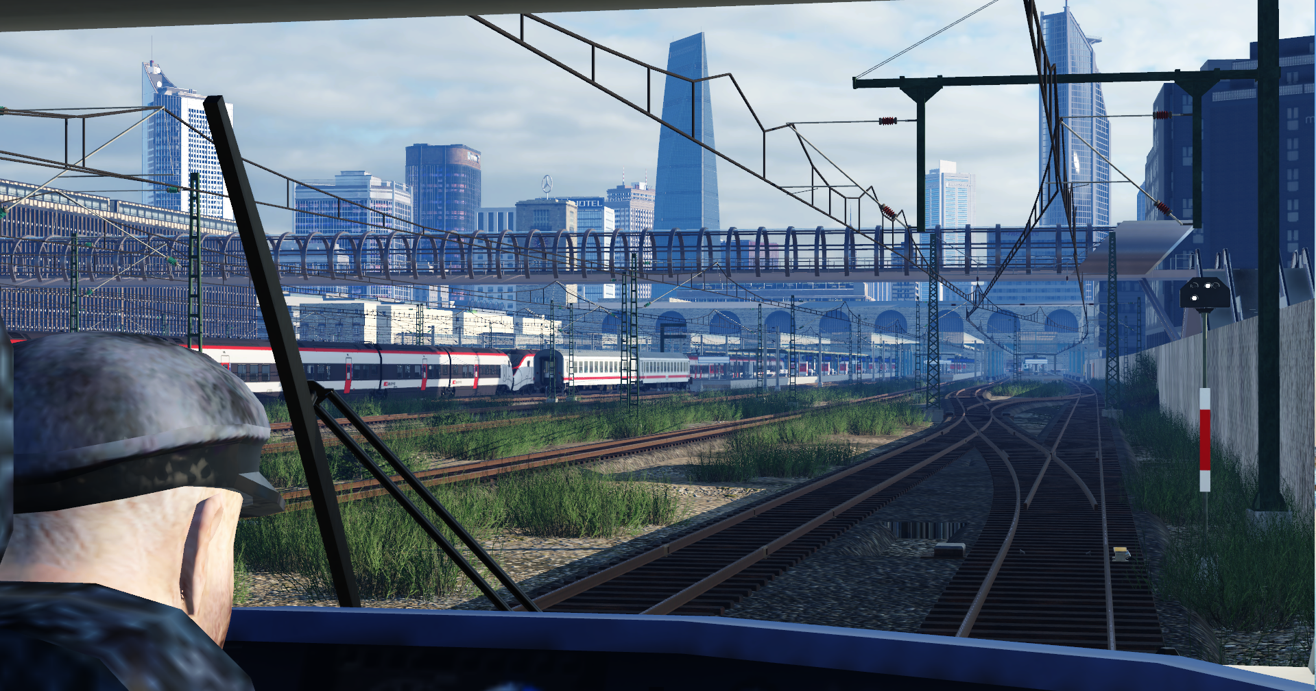 Einfahrt in den HBF mit der S1