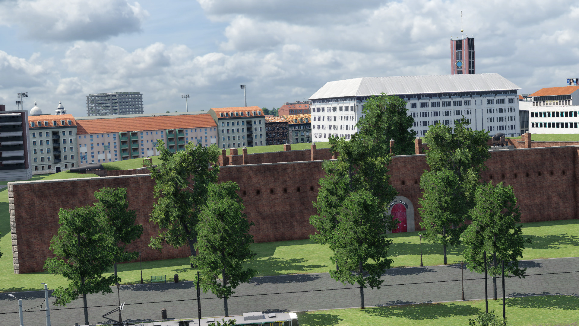 Cities Skyline in Transport Fever2