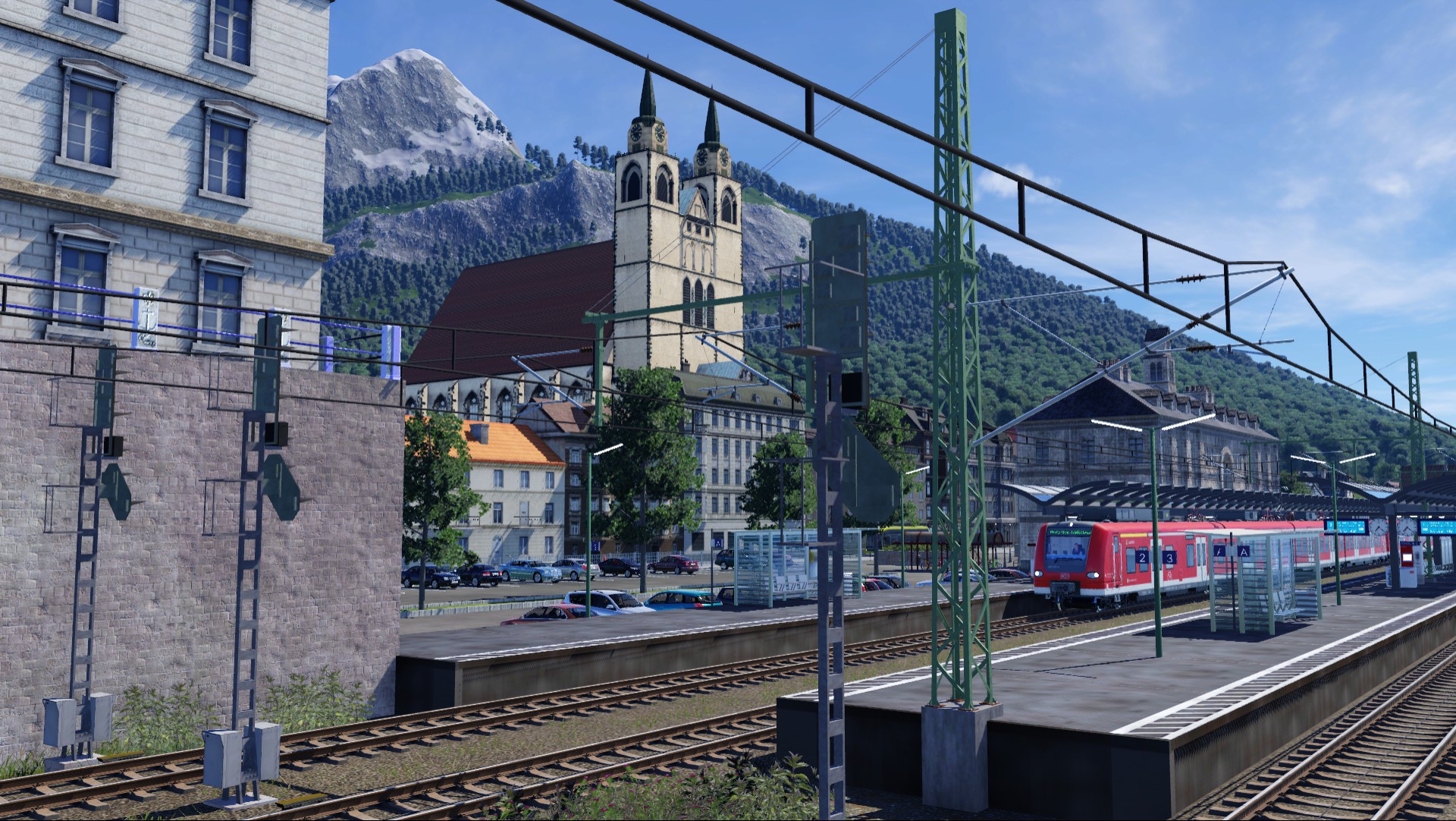 Eine Regionalbahn in Lüttow-Bodenfelde