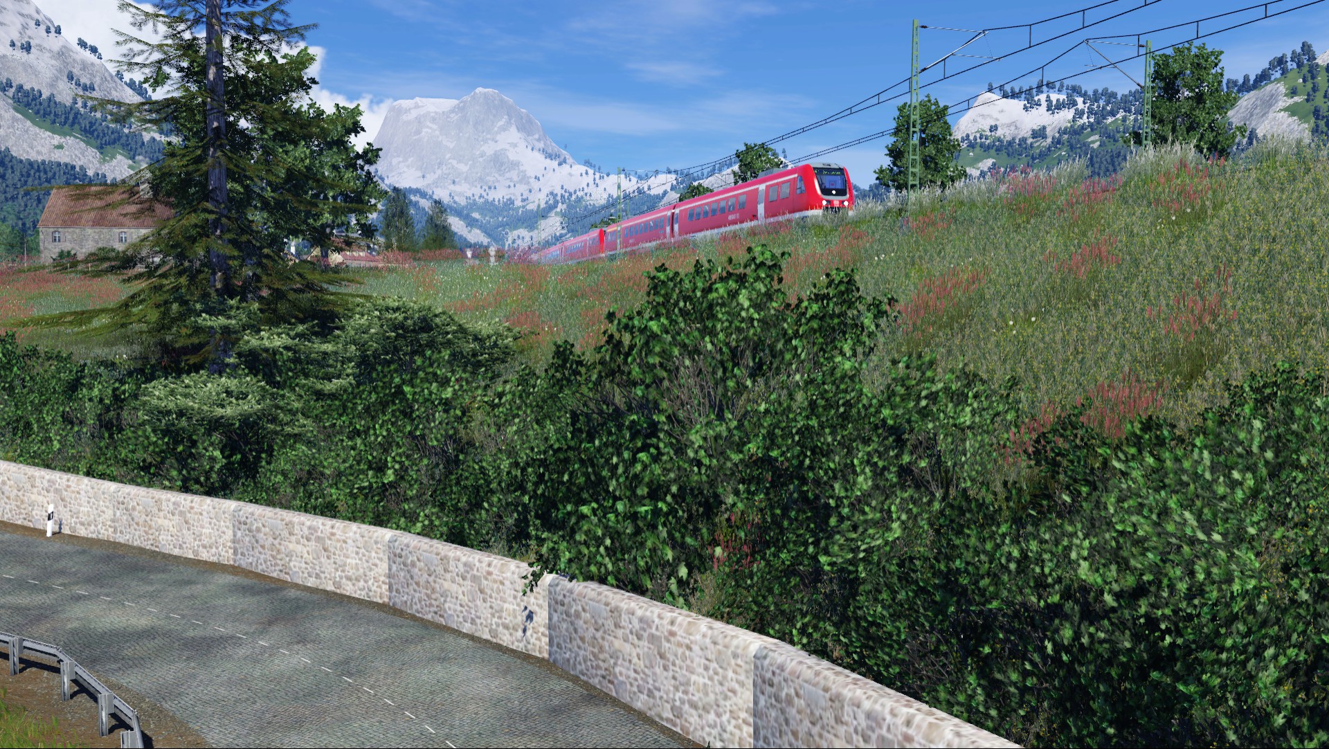 Eine Br 612 verlässt Colwitz