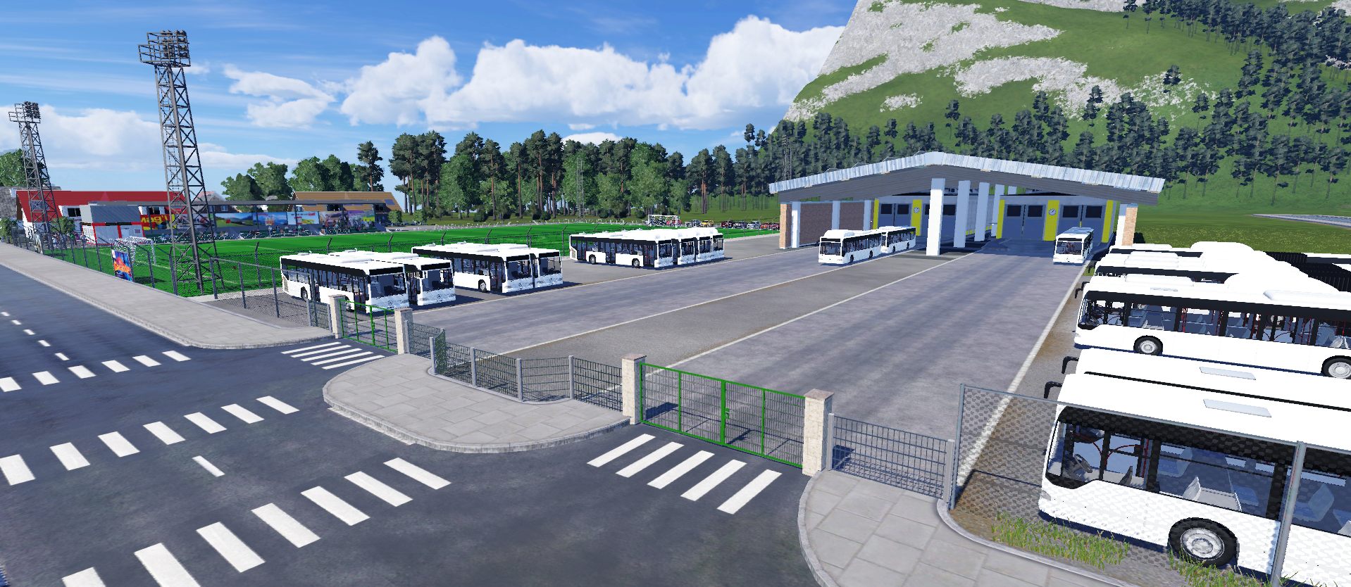 Busdepot Klostermansfeld