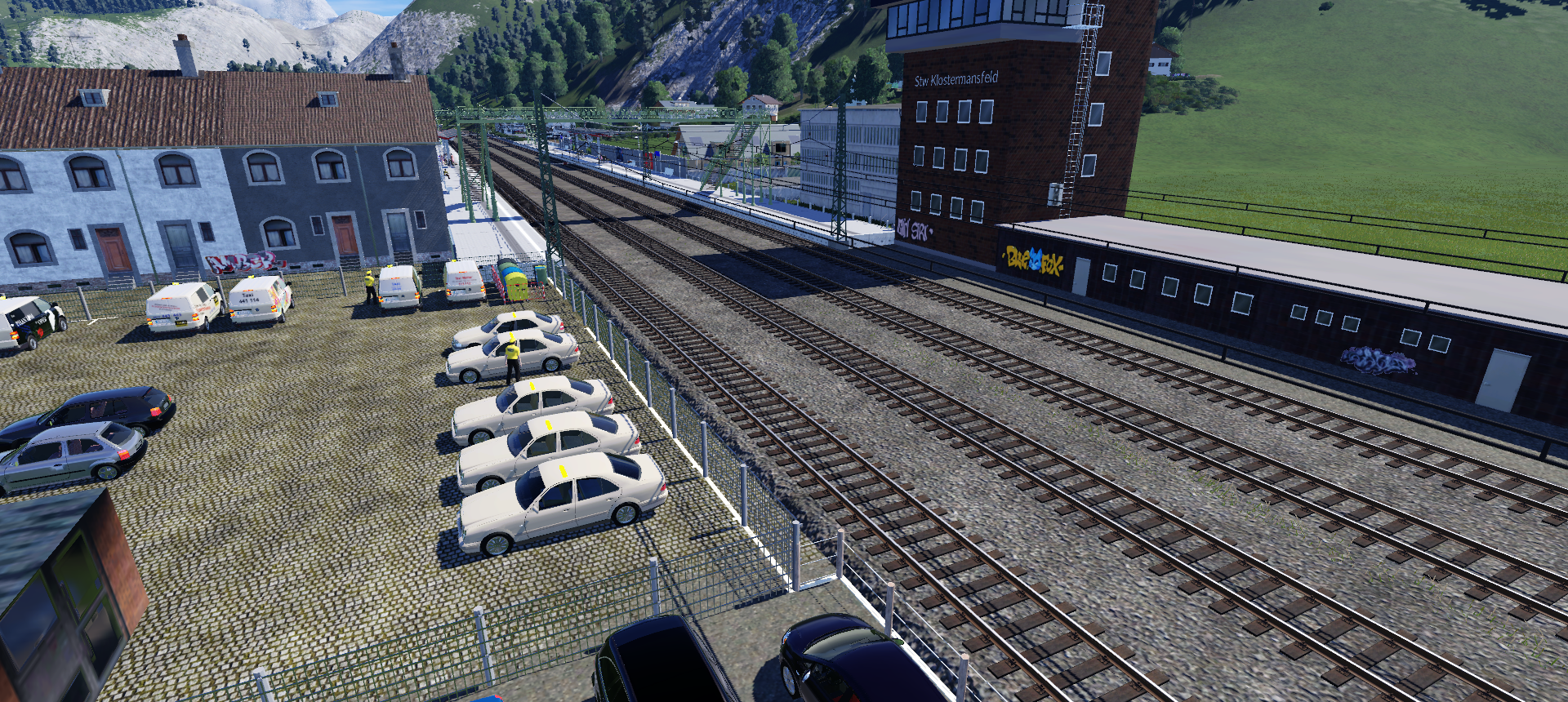 Am Bahnhof Klostermansfeld