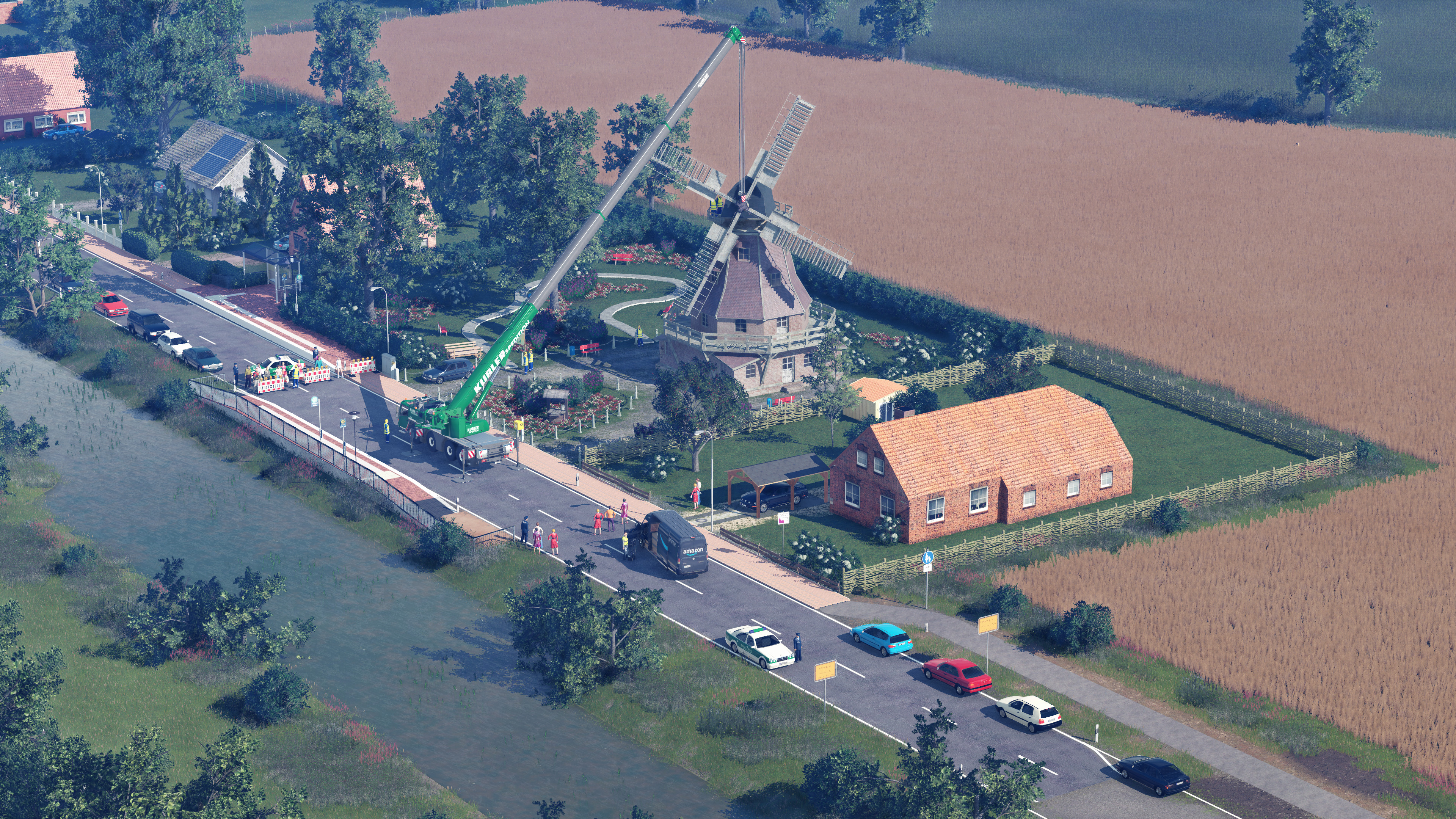 Neue Flügel für die Fehndorfer Mühle..