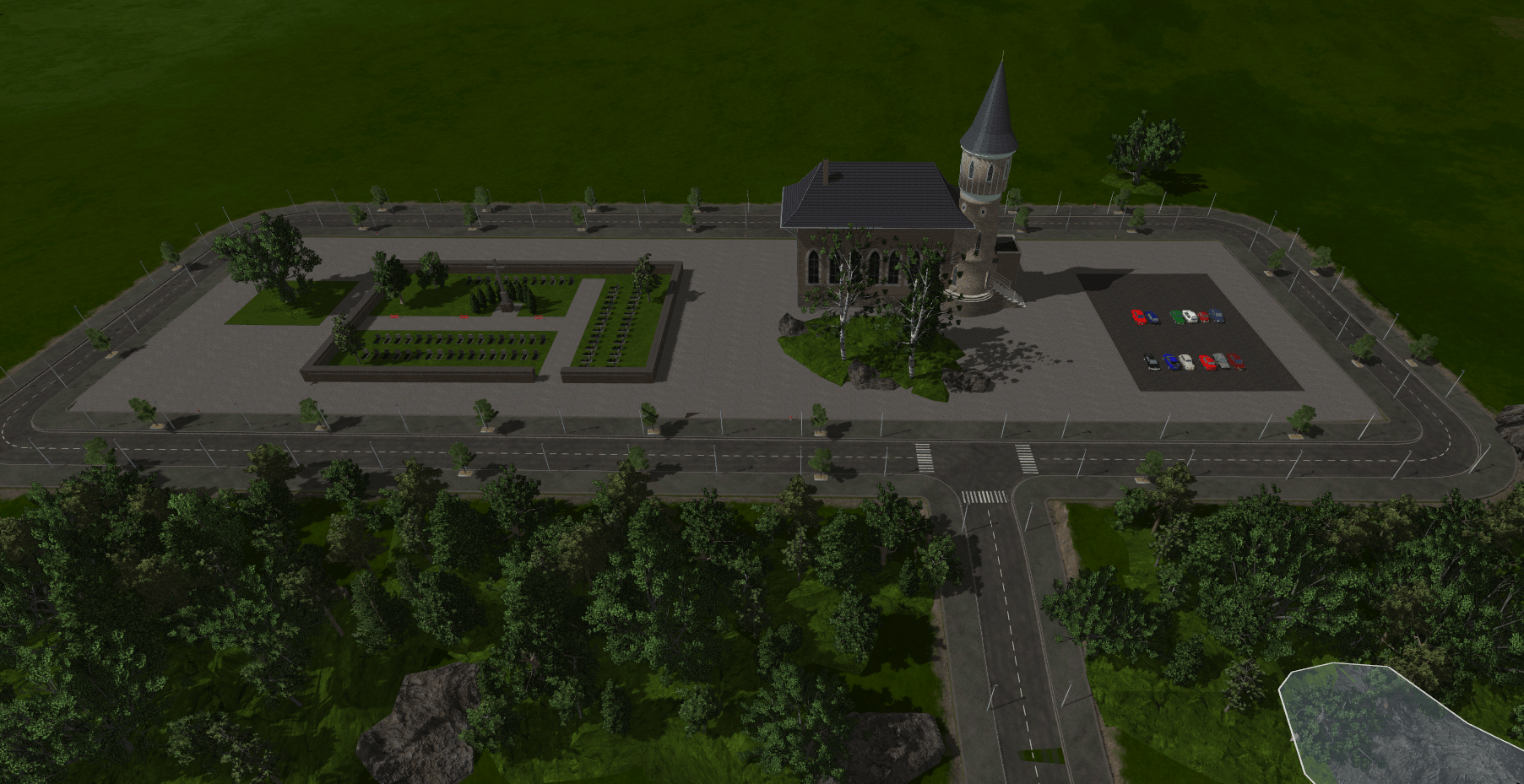Kirche und Friedhof am Berg 02