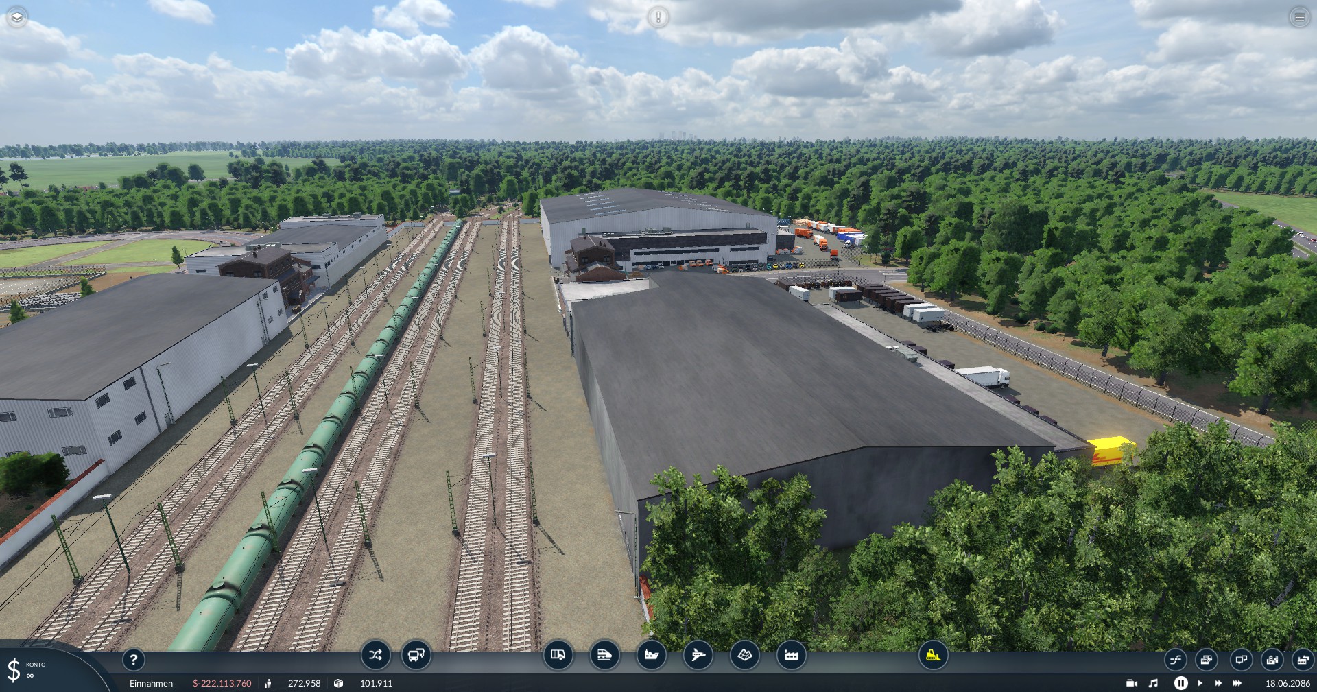 Lkw`s halten die Wirtschaft am laufen