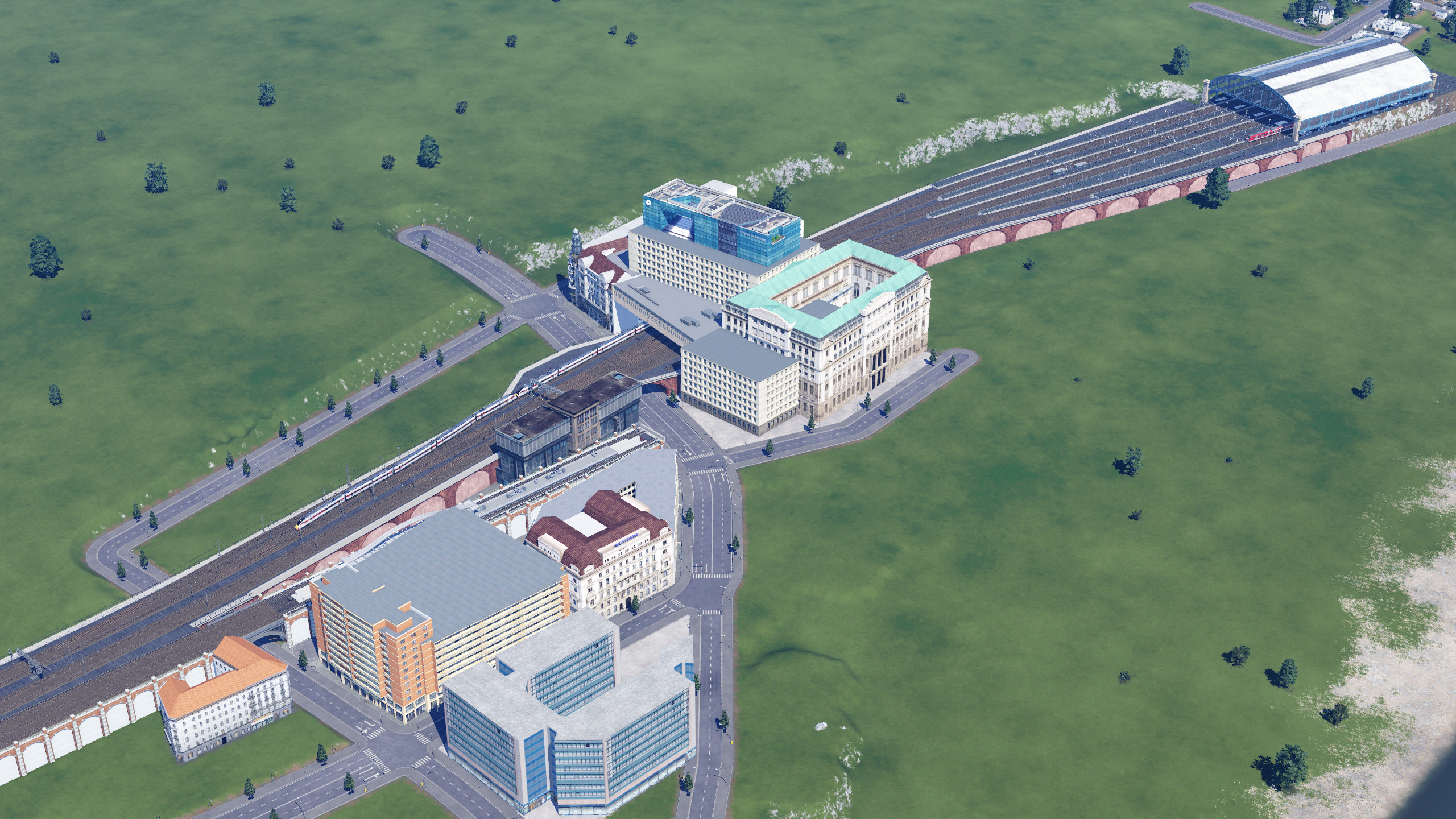 Eine Station inspiriert durch Fenchurch Street in London
